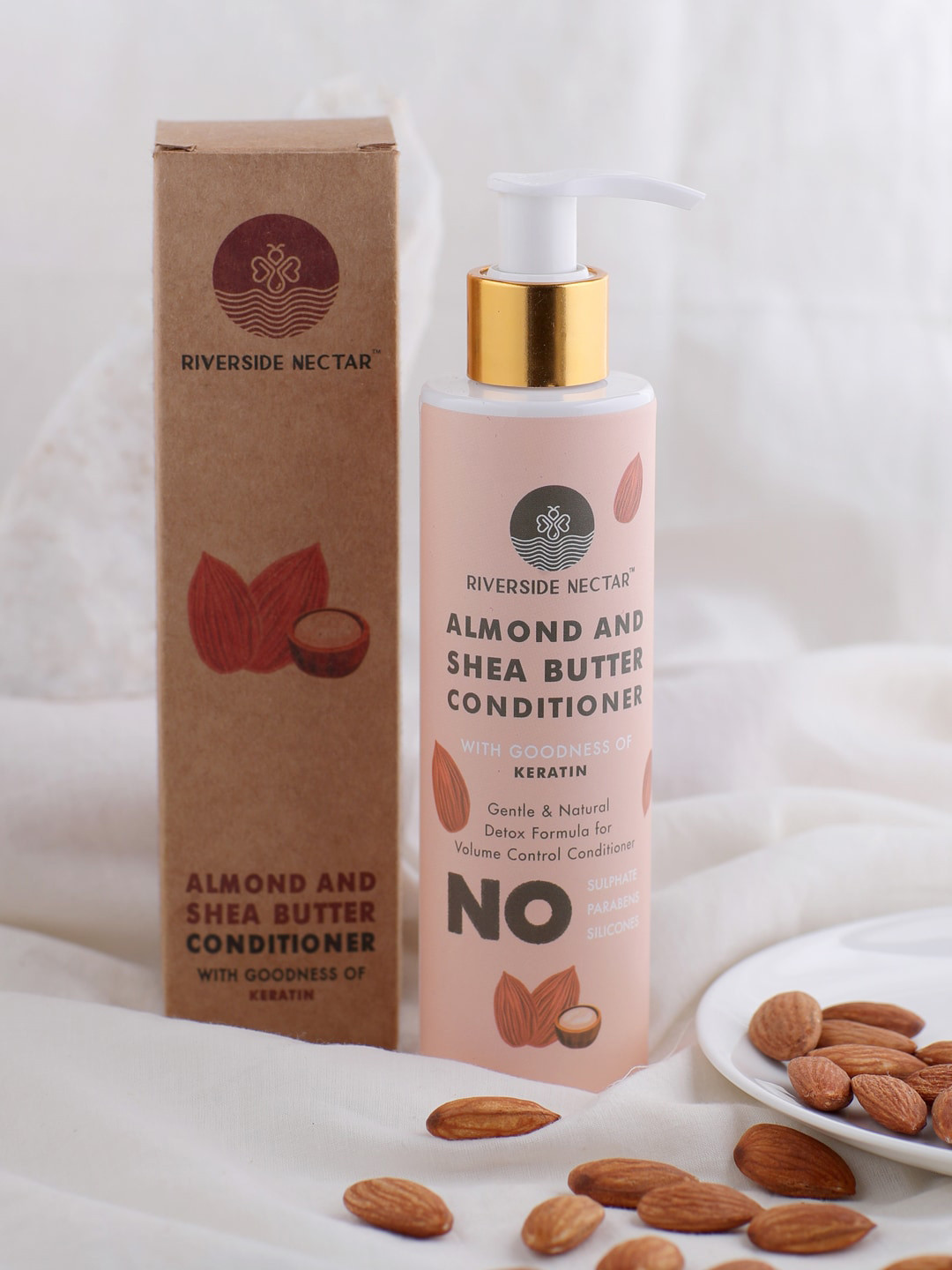 

Riverside Nectar Almond & Shea Butter with Keratin Conditioner, Brown