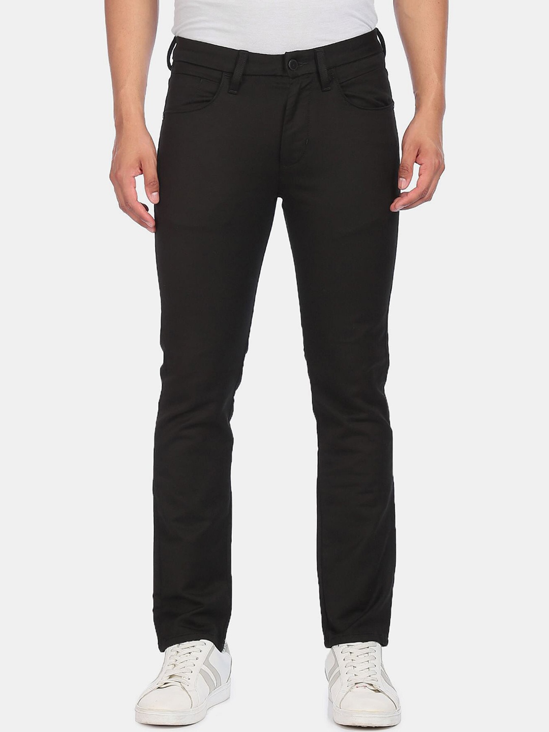 

Arrow New York Men Black Slim Fit Jeans