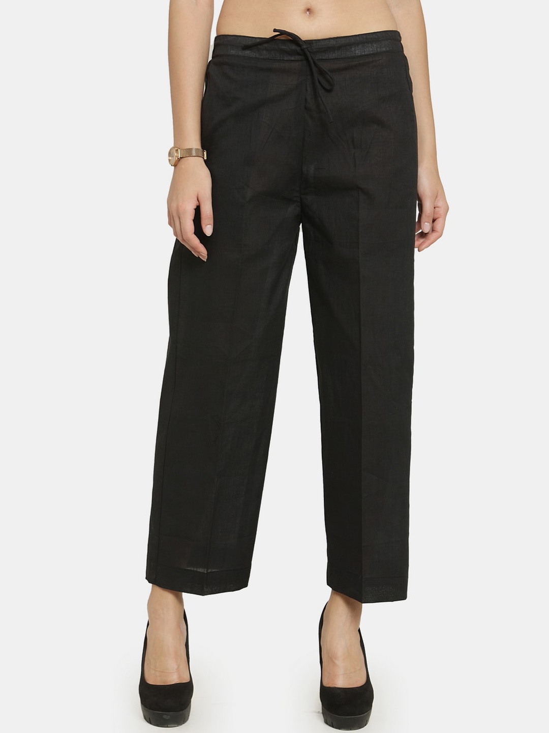 

Enchanted Drapes Women Black Trousers