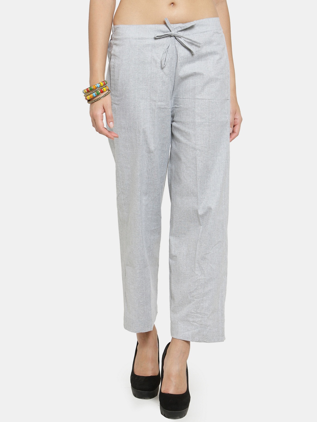 

Enchanted Drapes Women Grey Trousers