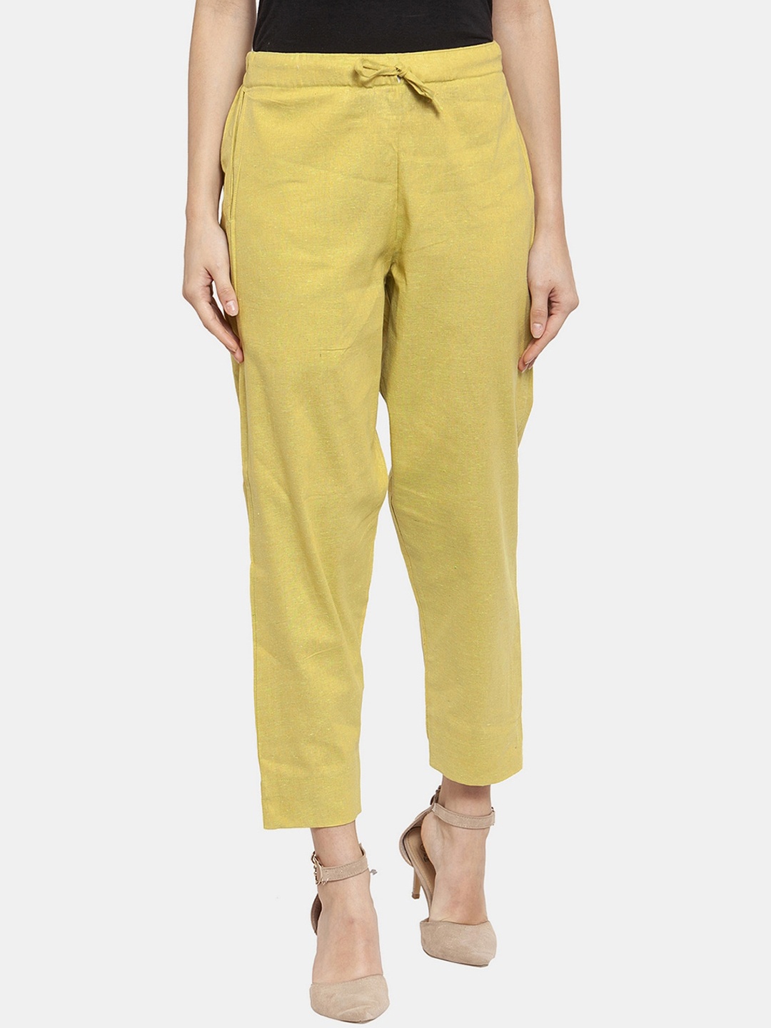 

Enchanted Drapes Women Green Trousers
