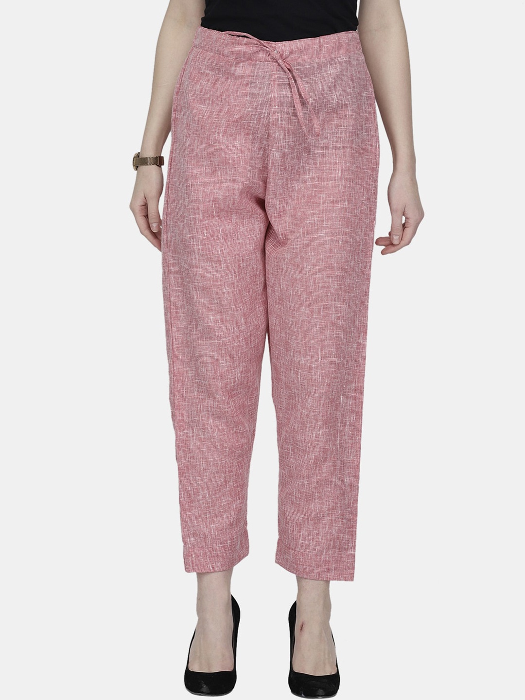 

Enchanted Drapes Women Pink Pure Cotton Culottes