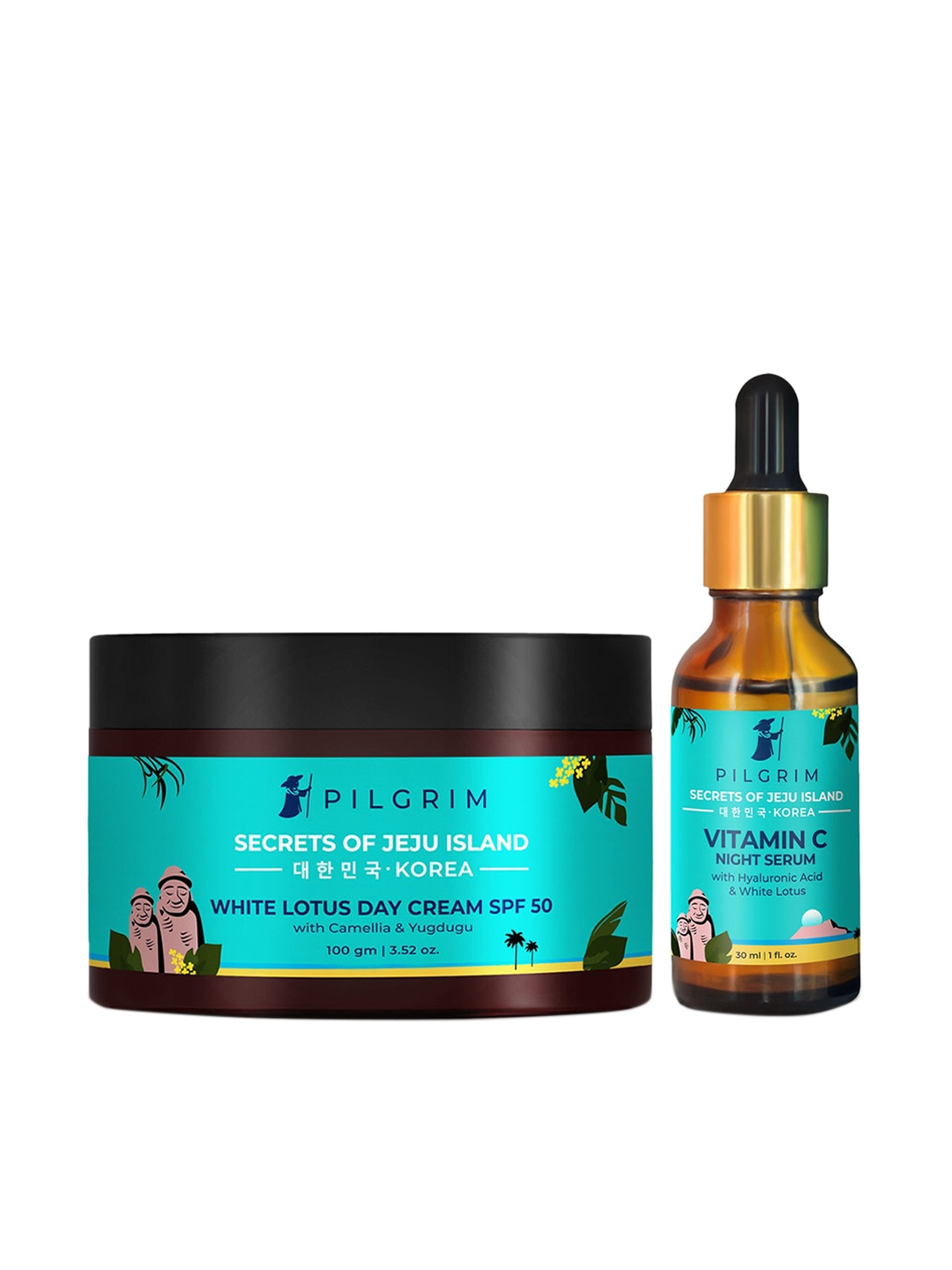 

Pilgrim Youthful Skin Daily Regime - Pigmentation & Blemish Removal, Teal