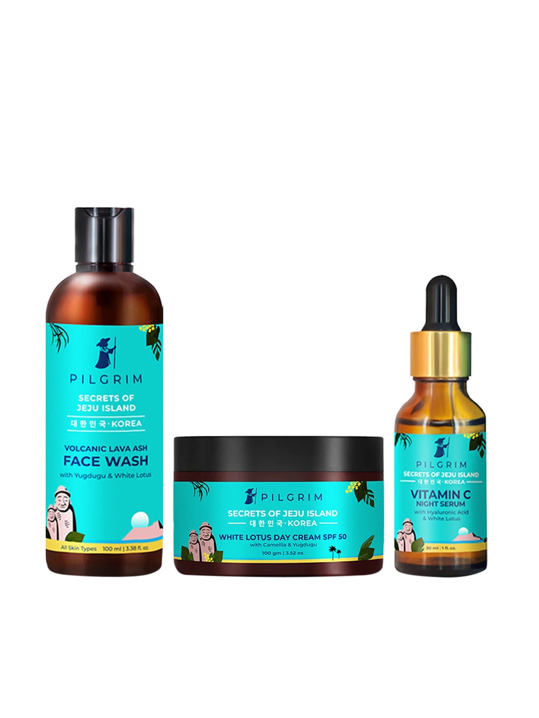 

Pilgrim Clean & Clear Skin Face Combo for Deep Pore Cleansing, Teal