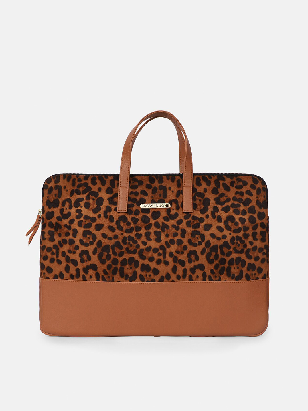 

Bagsy Malone Unisex Brown & Black Printed Laptop Bag