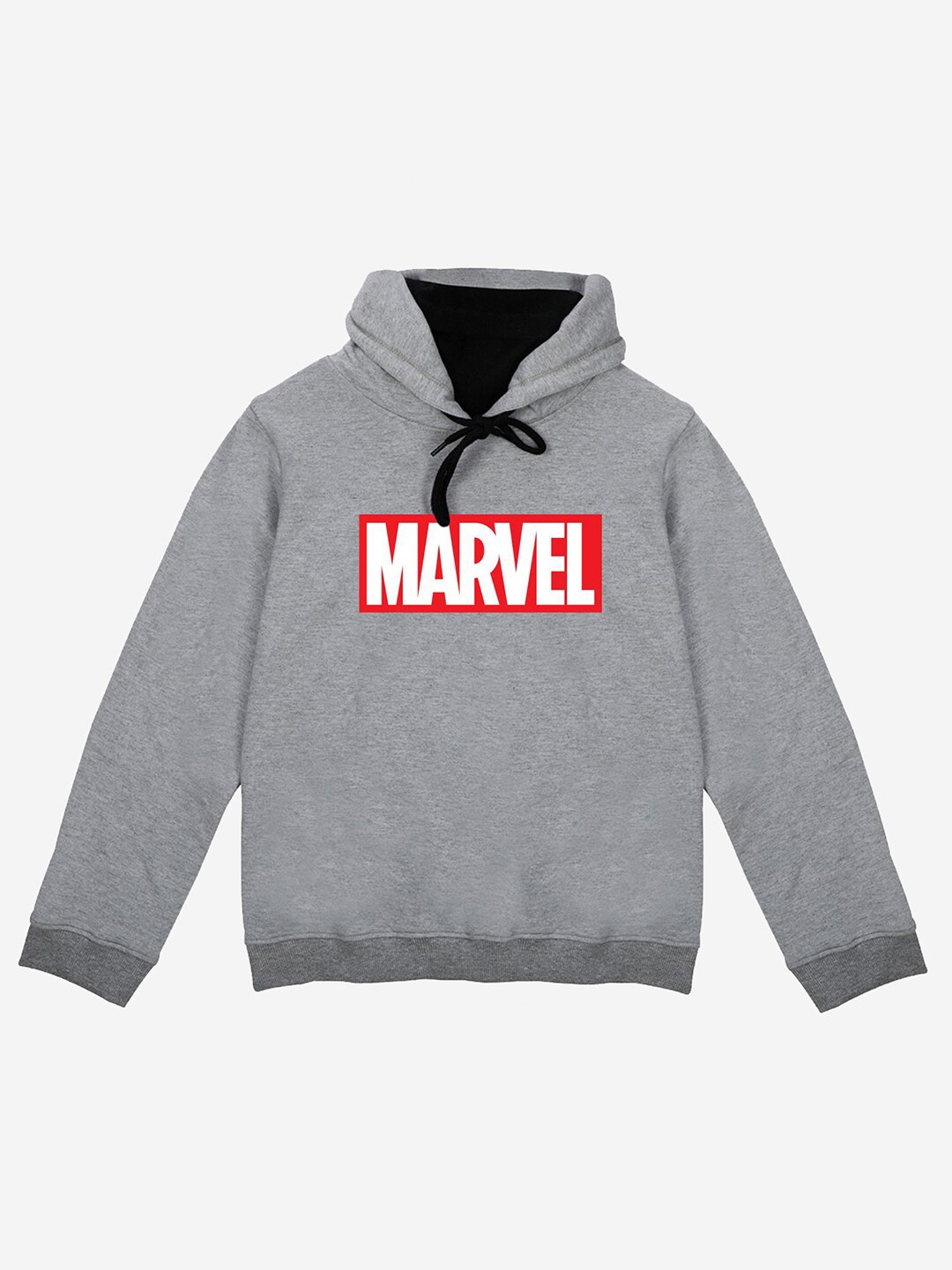 

YK Marvel Boys Grey Captain Marvel Printed Hooded Sweatshirt