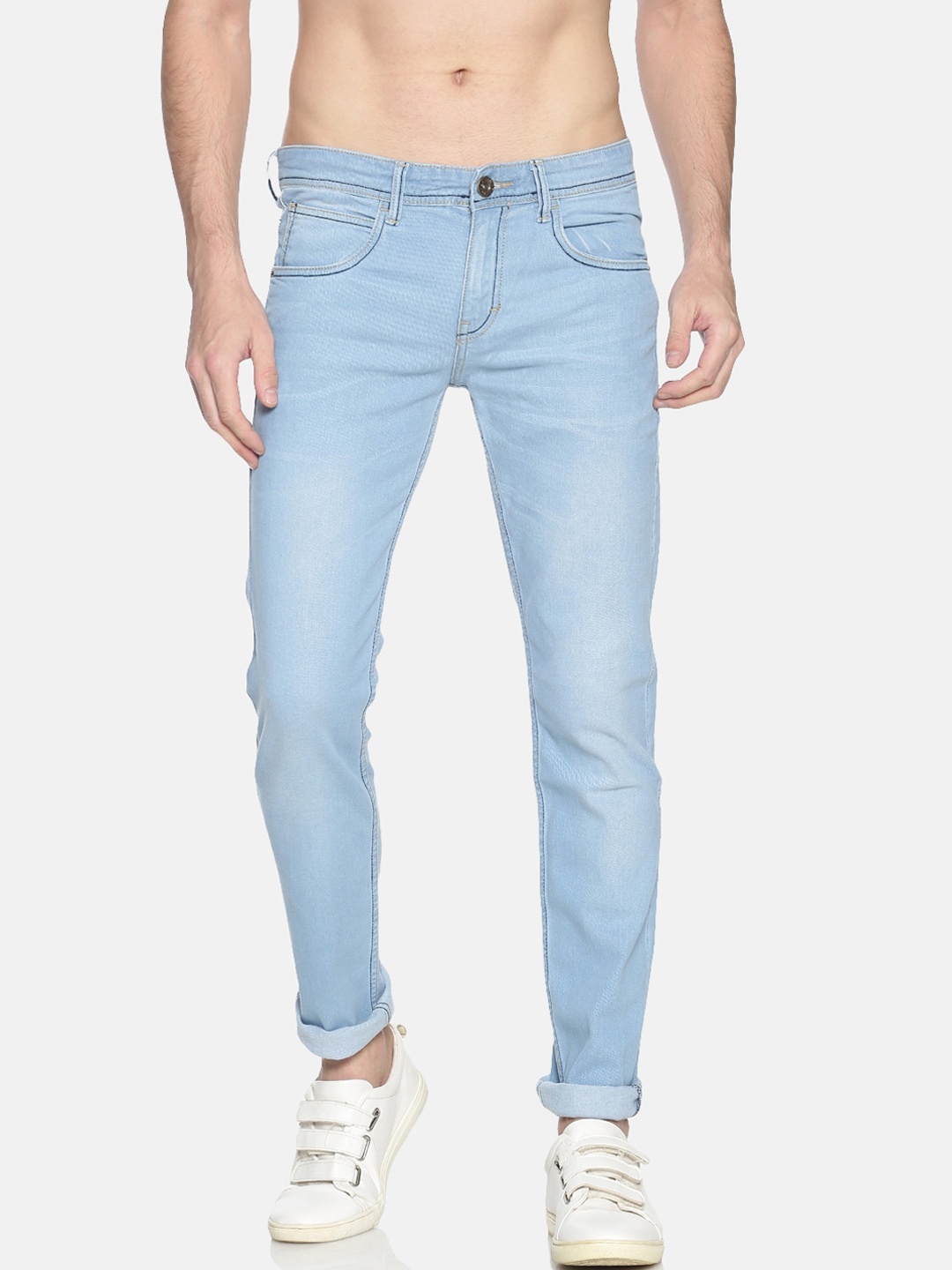 

Chennis Men Blue Slim Fit Light Fade Stretchable Jeans
