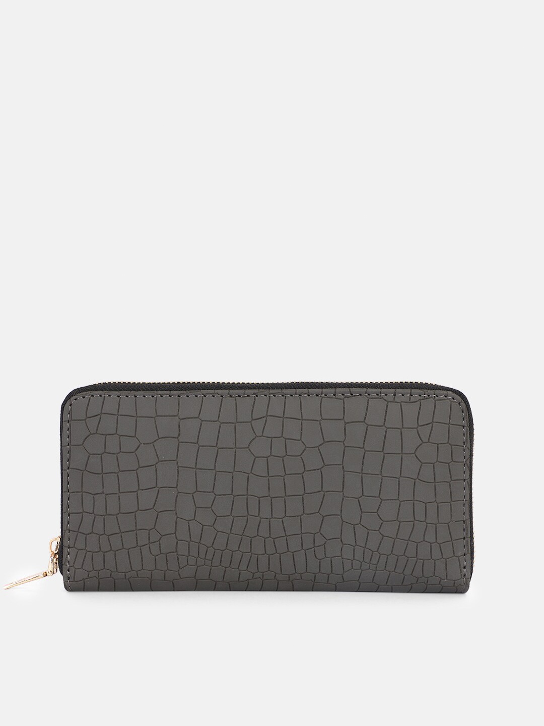 

Bagsy Malone Grey Textured Purse Clutch