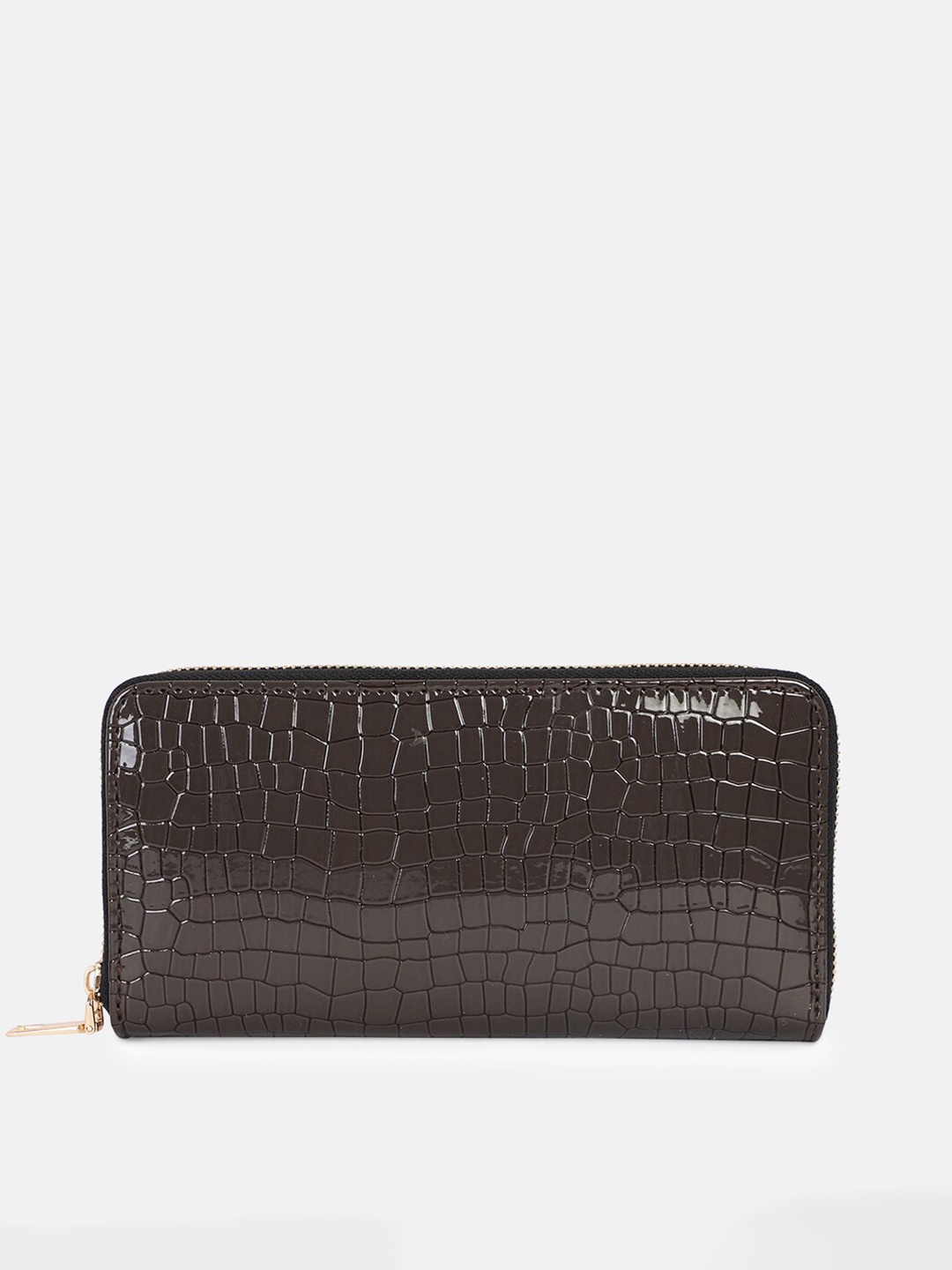 

Bagsy Malone Women Brown Textured Clutch