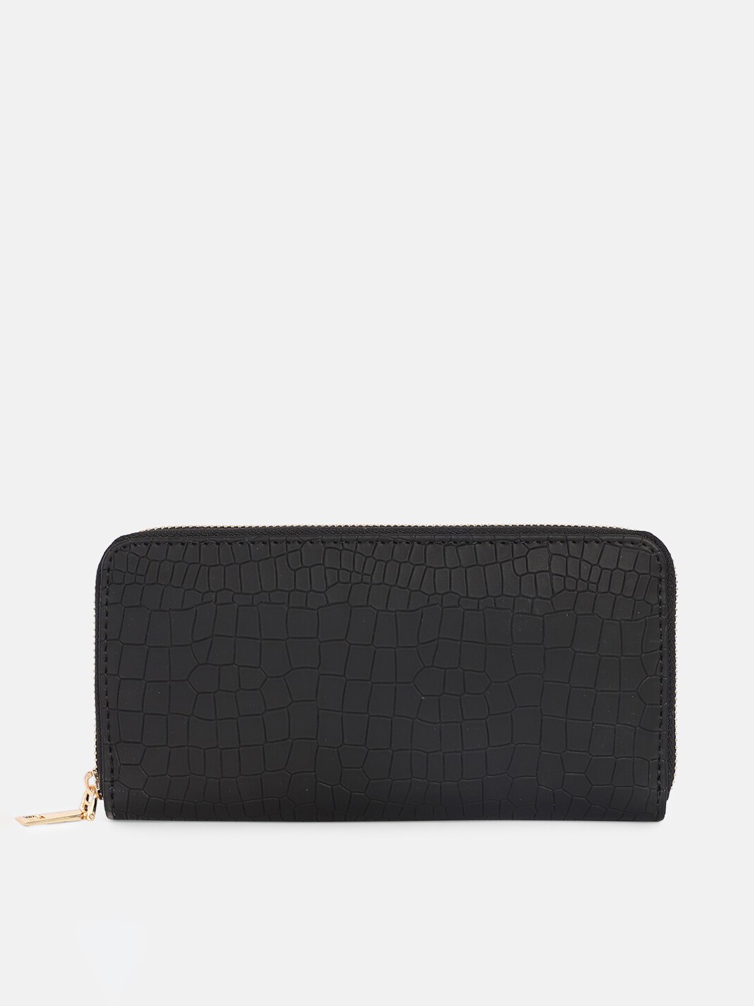 

Bagsy Malone Women Black Textured Purse Clutch