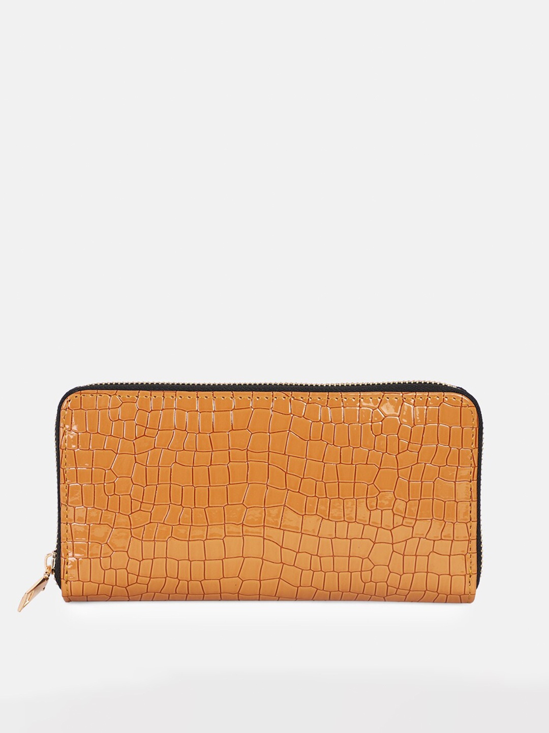 

Bagsy Malone Yellow Textured Purse Clutch