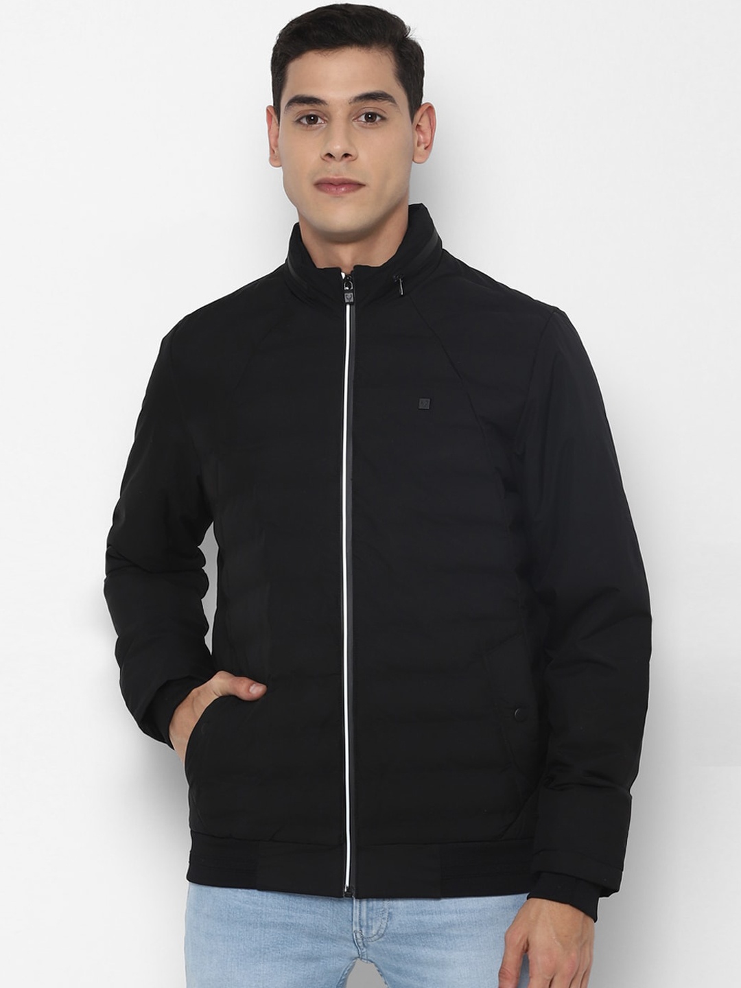 

Allen Solly Men Black Cotton Padded Jacket