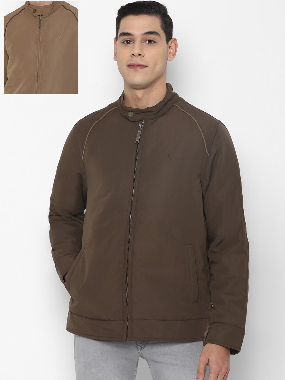 

Allen Solly Men Brown Padded Jacket
