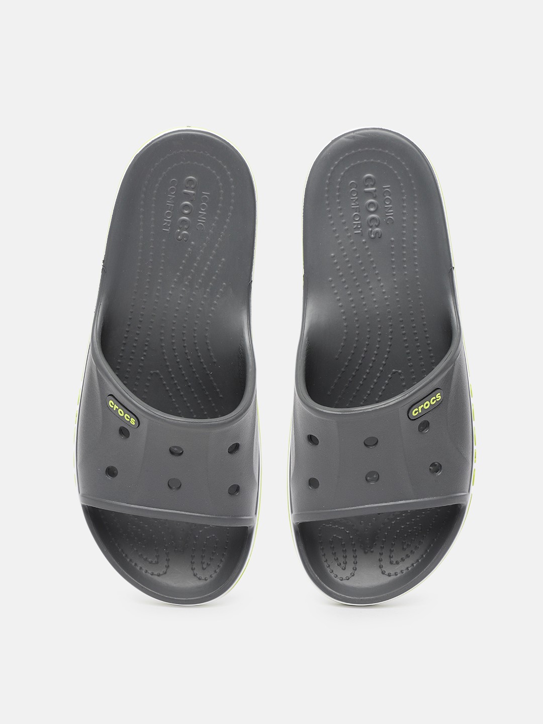

Crocs Unisex Grey Croslite Flip Flops