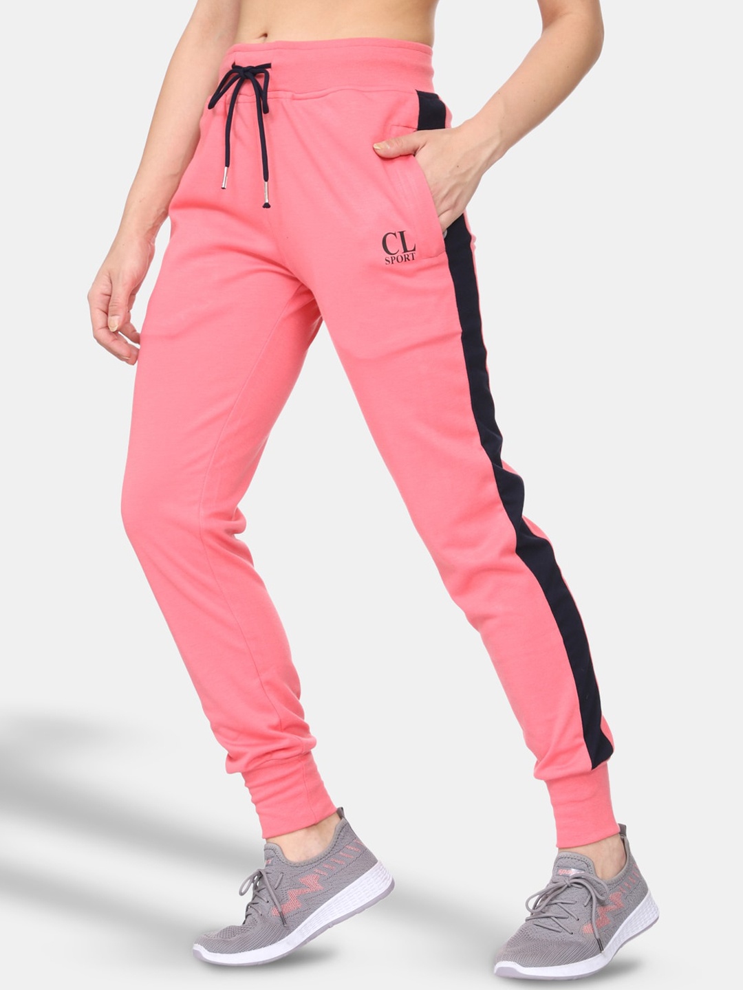 

CL SPORT Women Pink Solid Joggers