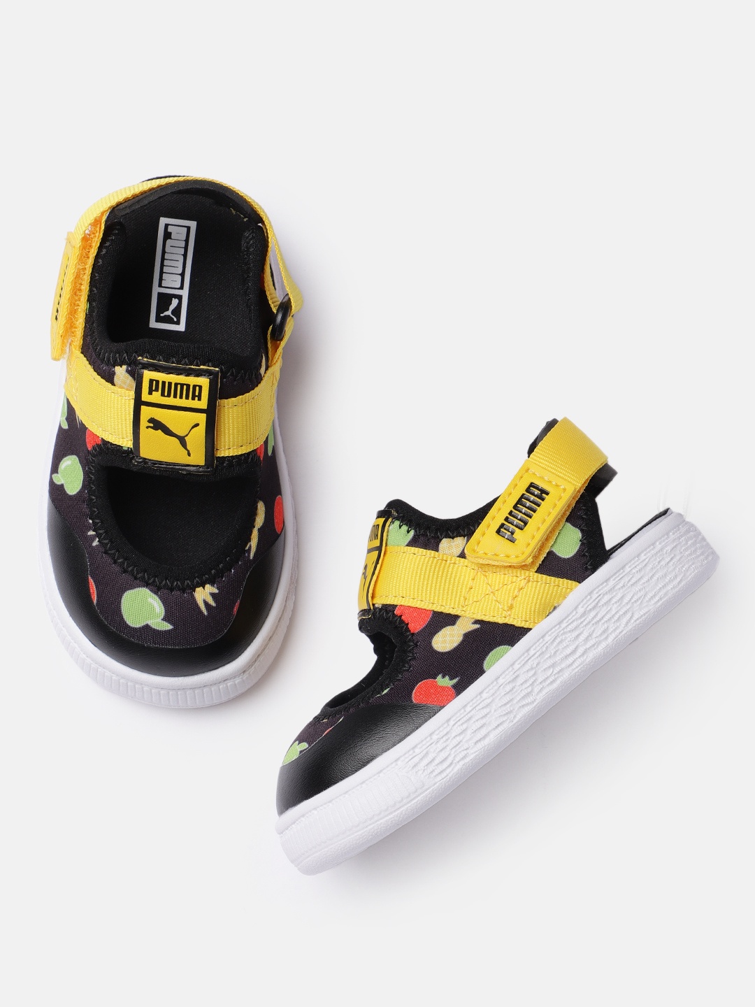 

Puma Kids Black Light-Flex Summer Fruit Shoe-Style Sandals