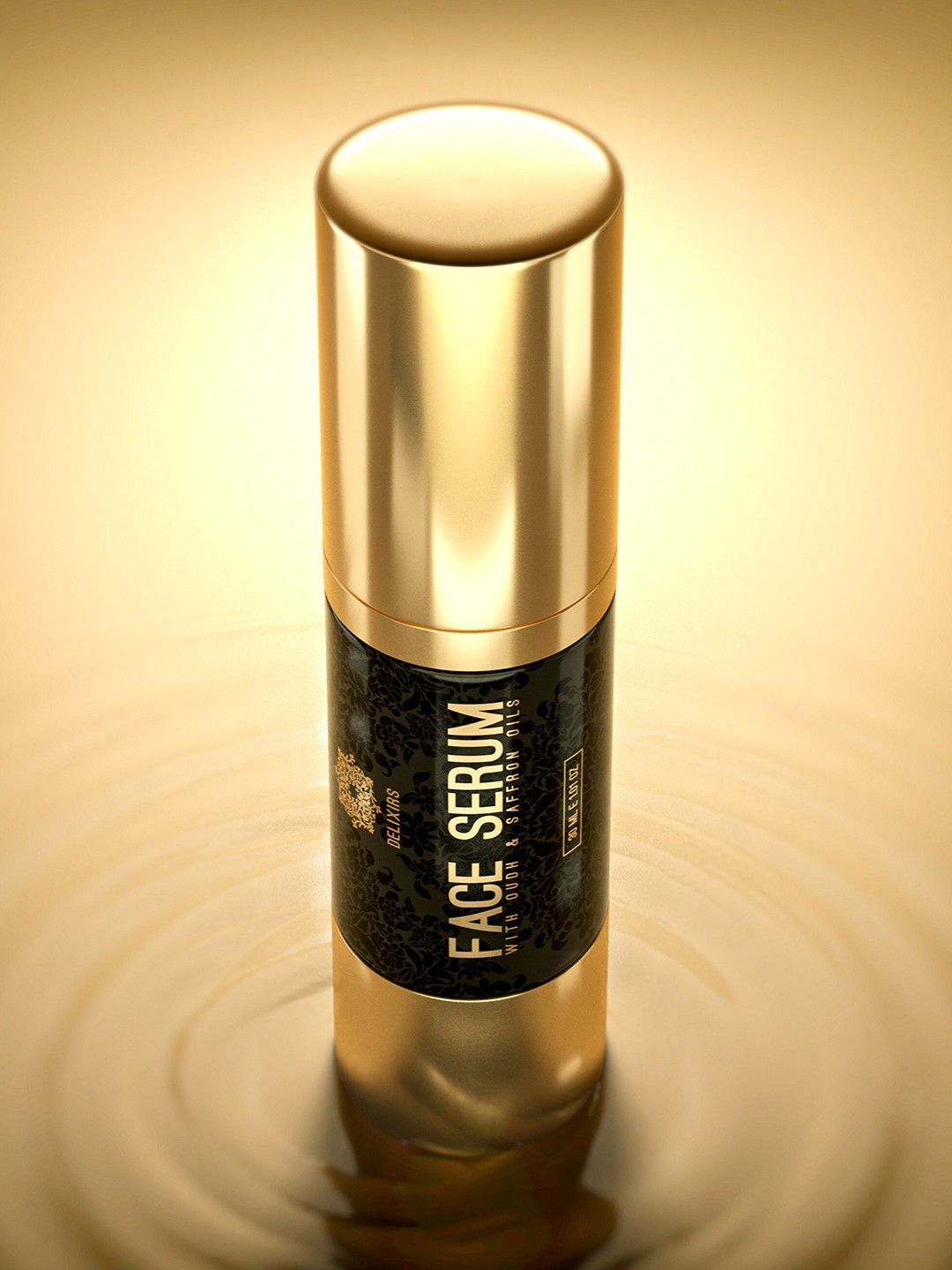 

DELIXIRS Unisex Anti-Aging Face Serum for Dull Dry Skin -30ml, Black