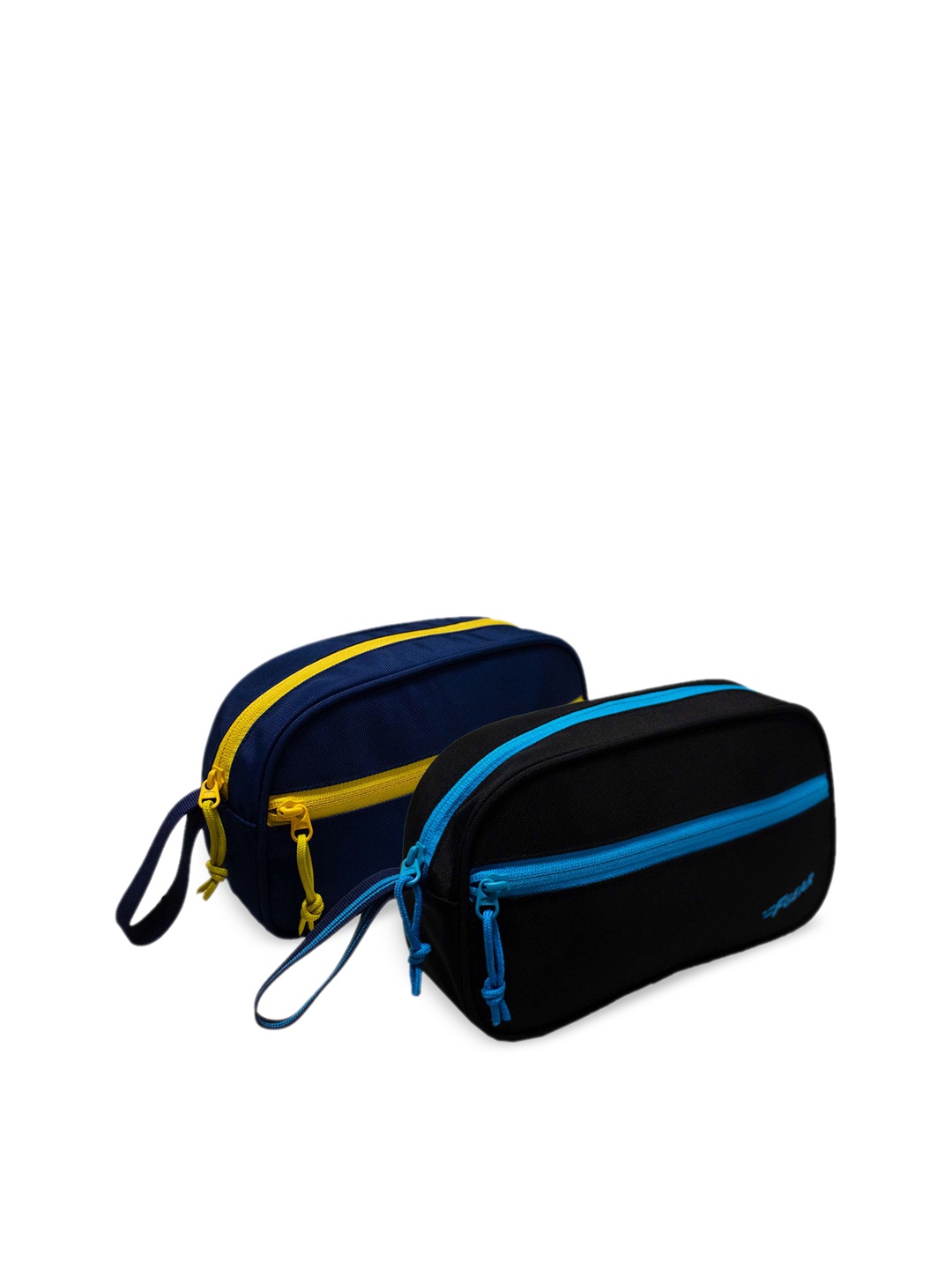 

F Gear Set Of 2 Blue Solid Travel Utility Pouches