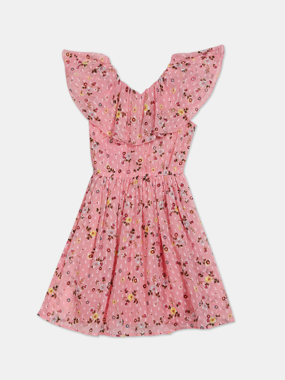 

Cherokee Pink Floral Dress