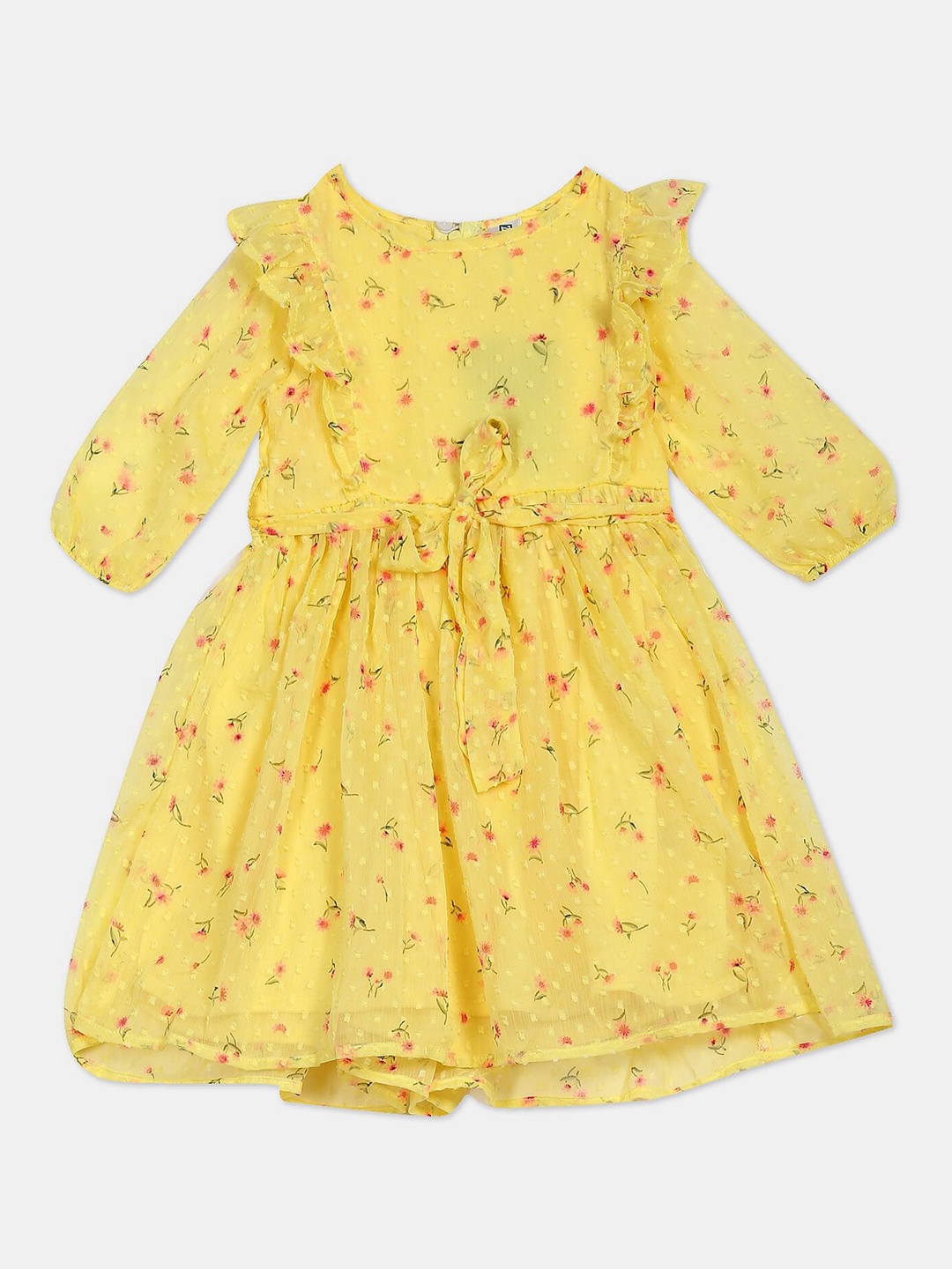 

Cherokee Girl Yellow Floral Dress