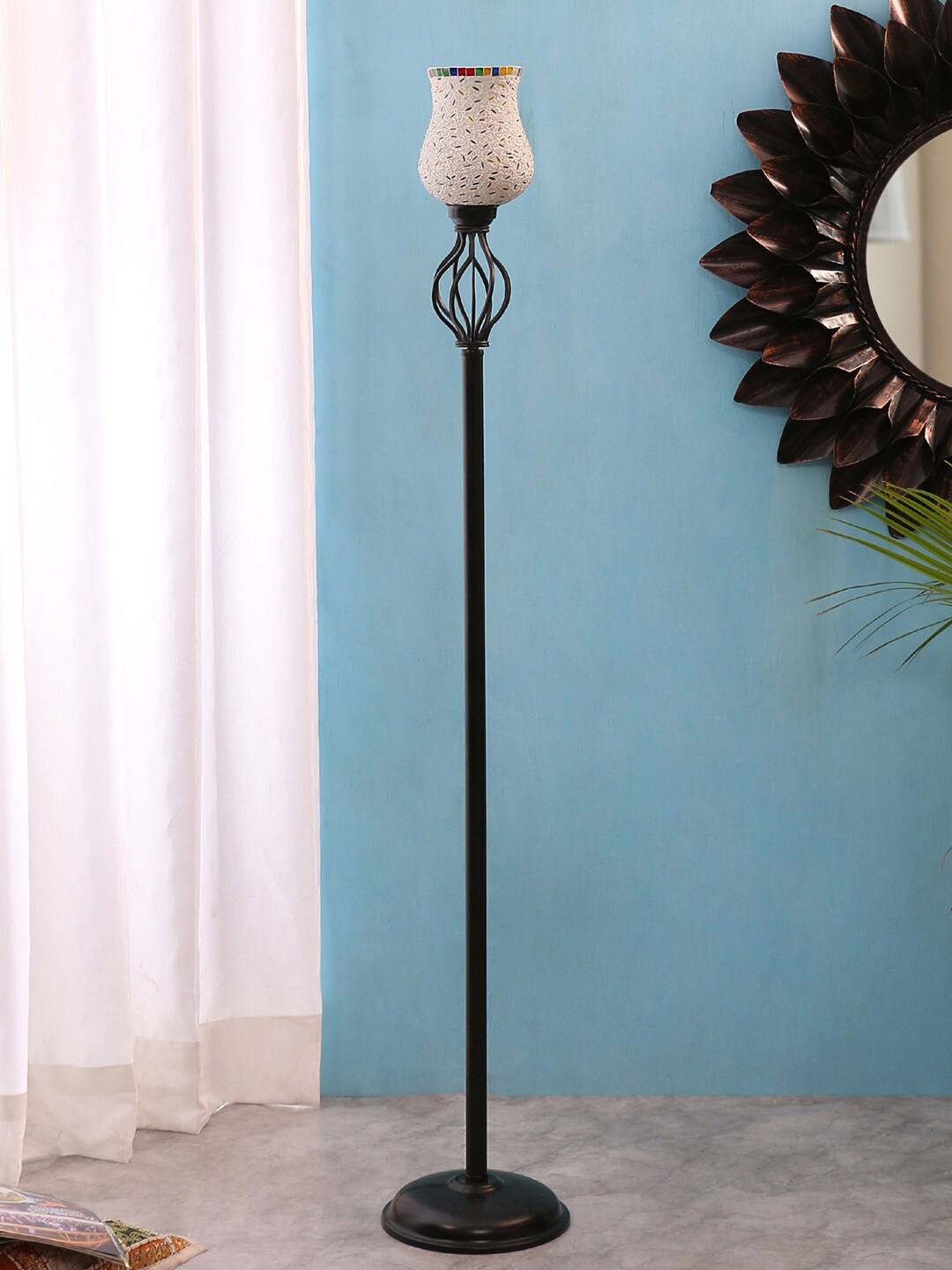 

Devansh Multicoloured Wrought Iron Floor Lamp, Multi