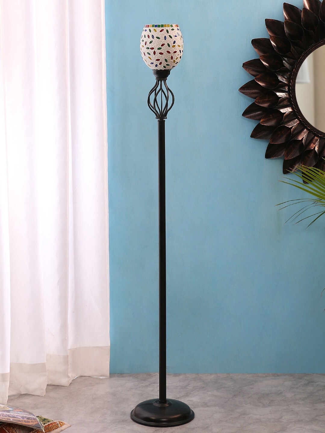 

Devansh Mosaic Glass Floor Standing Lamp, Multi