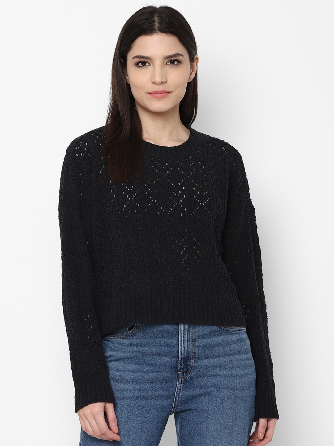 

AMERICAN EAGLE OUTFITTERS Women Black Pullover
