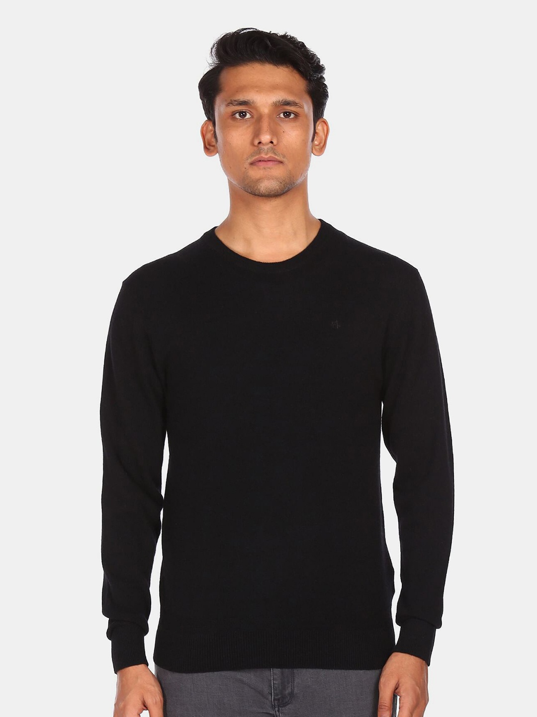 

Arrow Sport Men Black Pullover