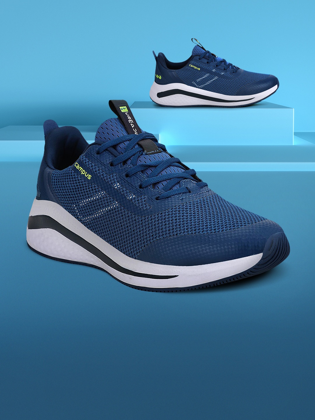 

Campus Men Blue & White 6G-207 Running Shoes