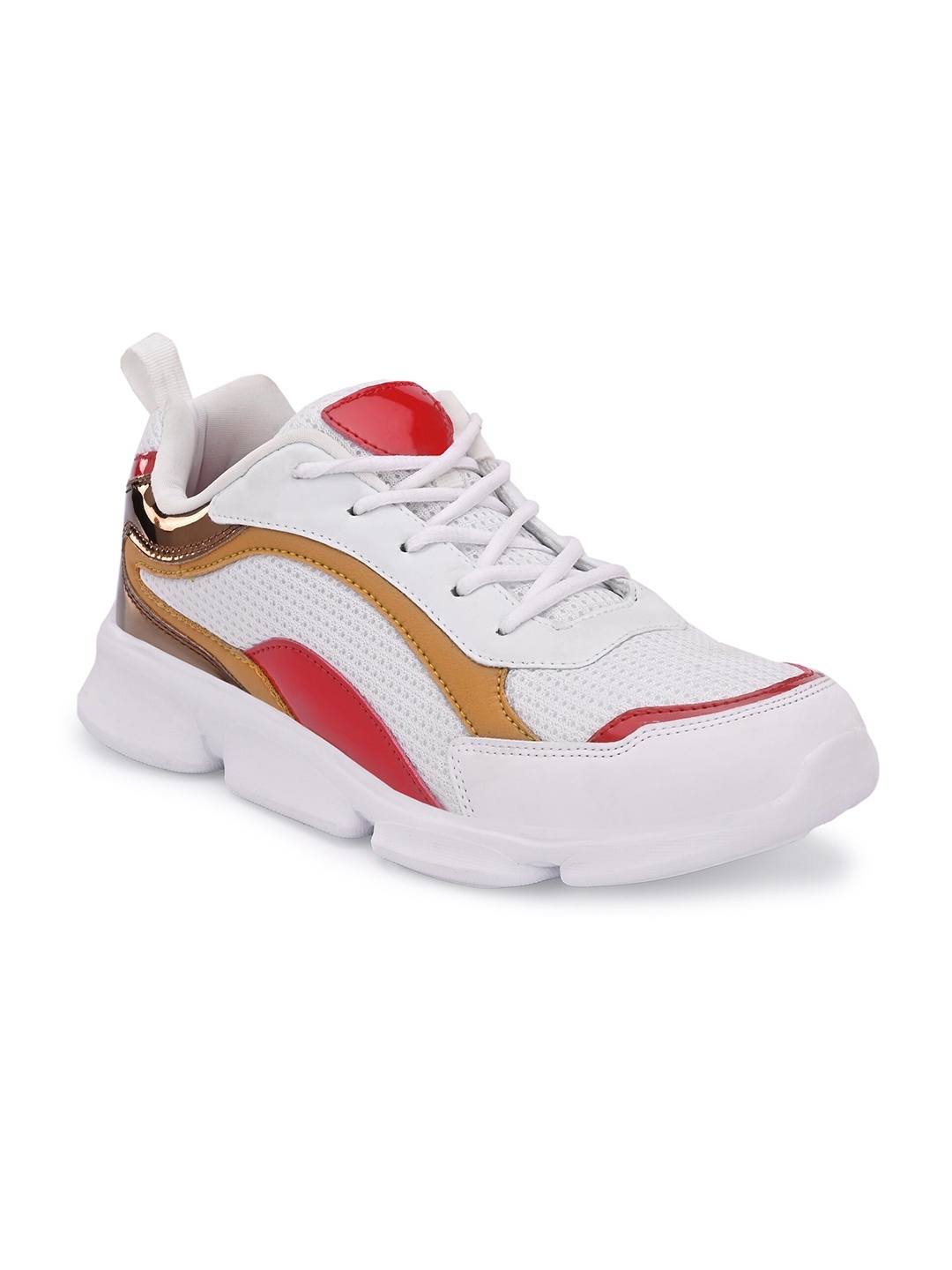 

OFF LIMITS Men Vitara II White Mesh Running Shoes