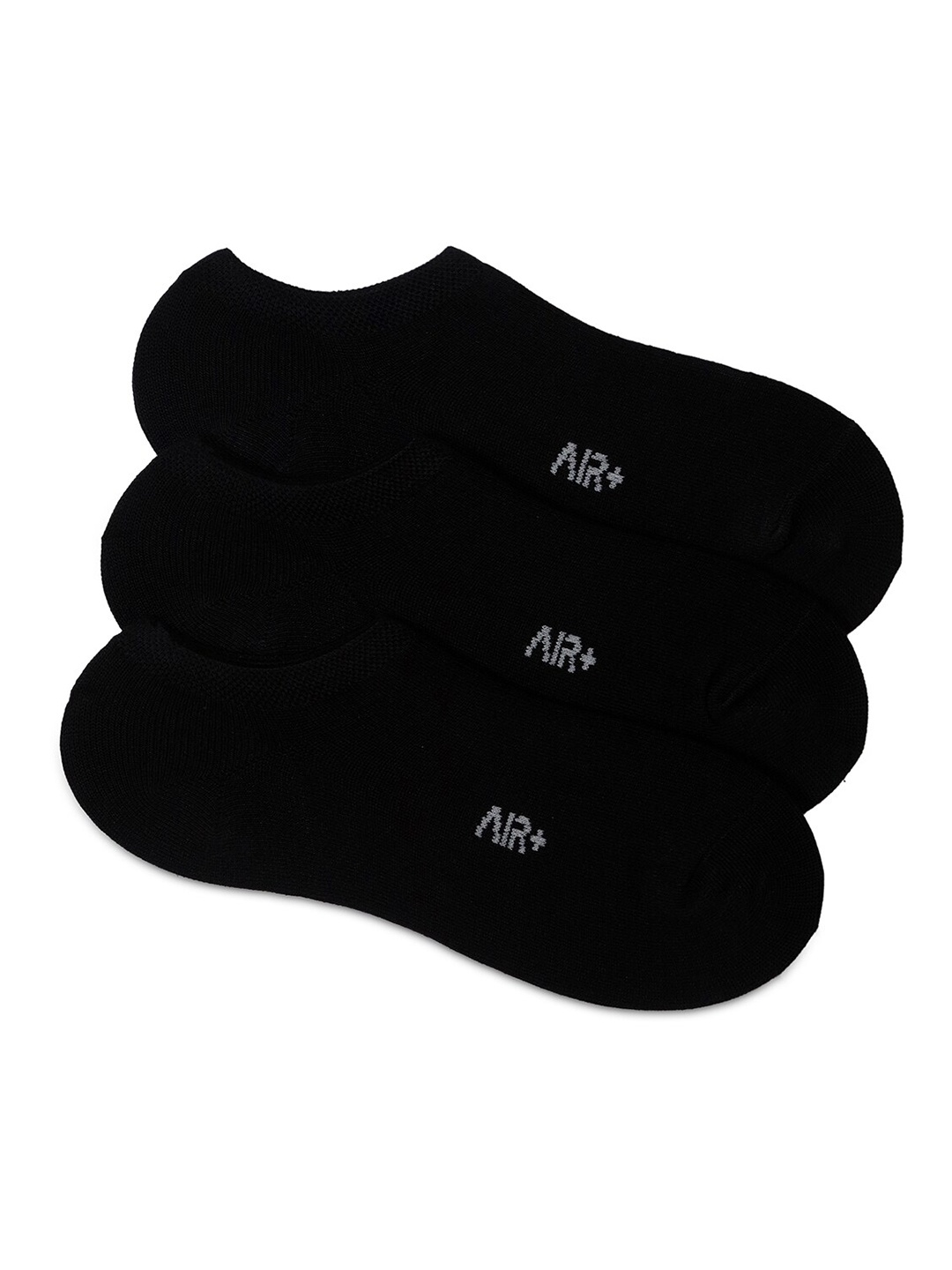

Red Tape Men Pack Of 3 Solid Shoe Liners, Black
