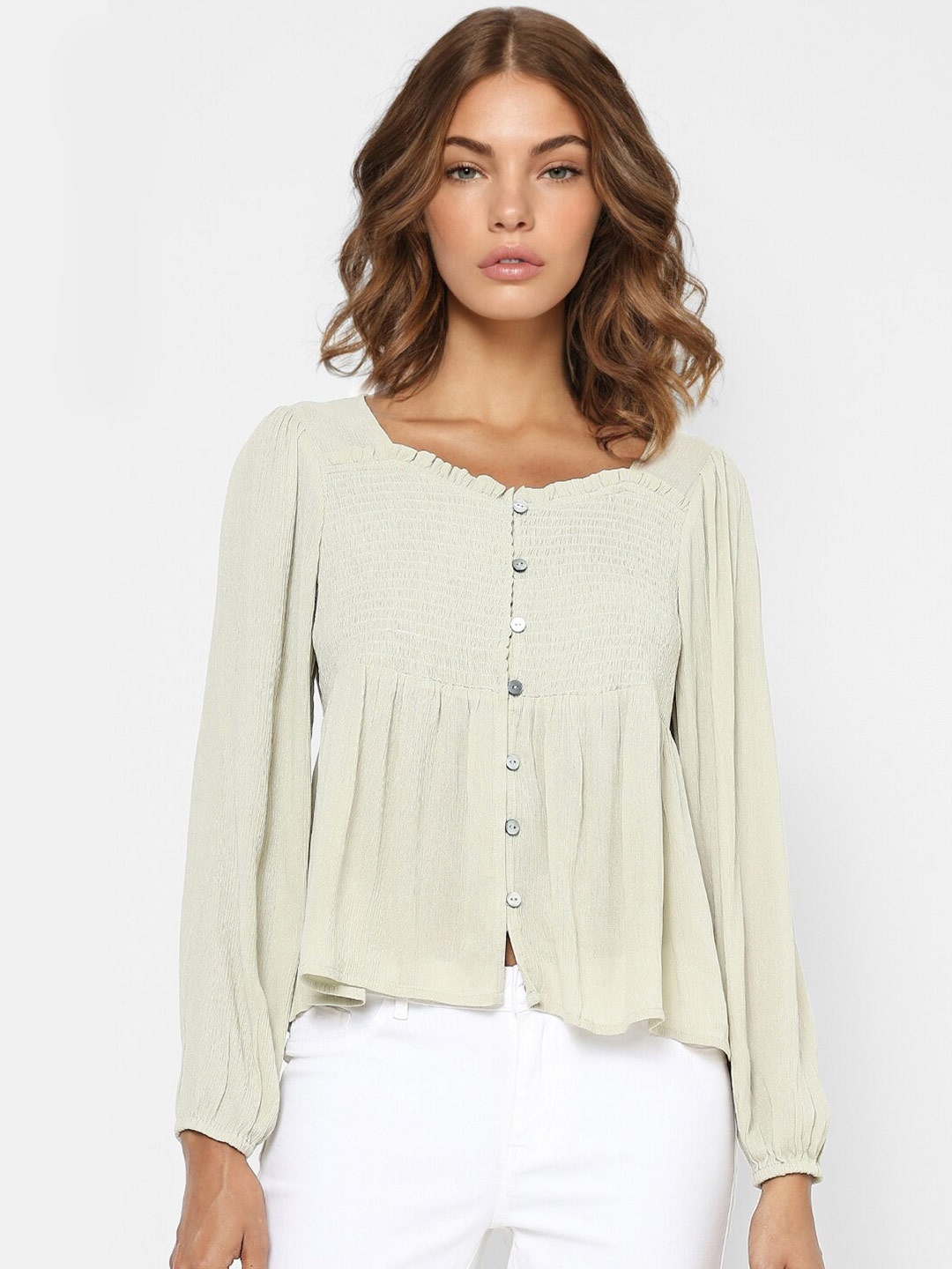 

ONLY Green Empire Crop Top