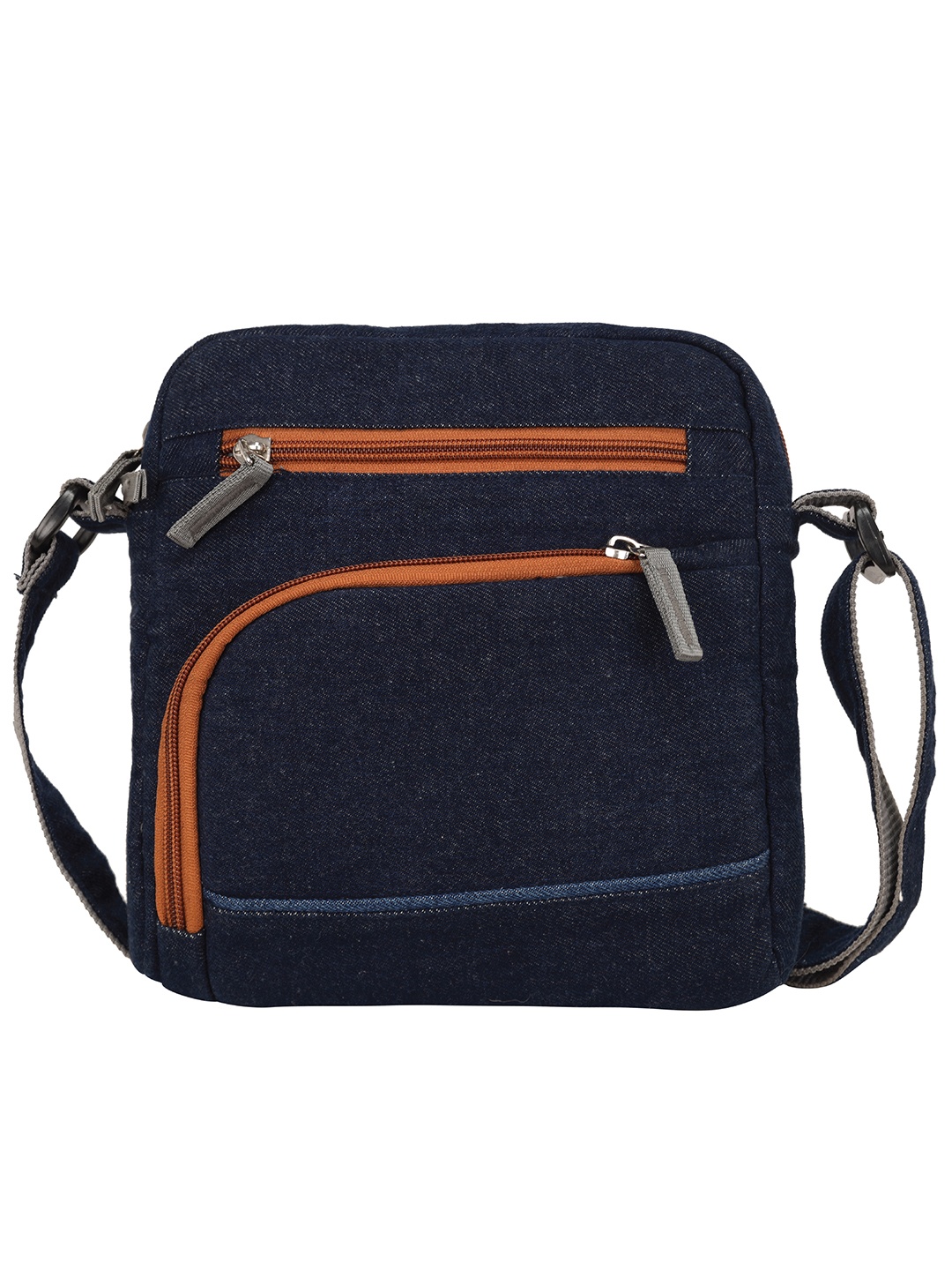 

The Purani Jeans Blue Bowling Sling Bag