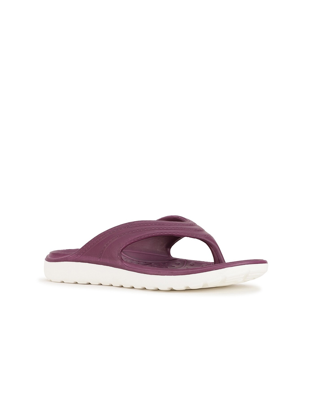 

Bata Women Purple Rubber Thong Flip-Flops