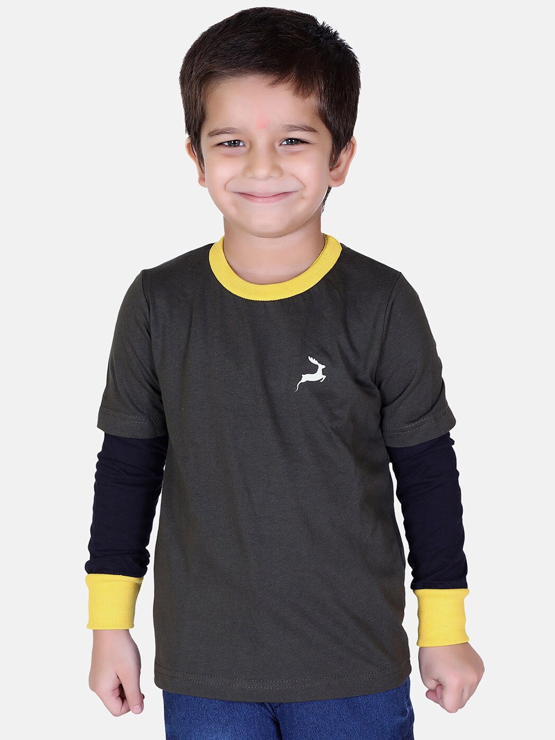 

KEPA Boys Olive Green T-shirt