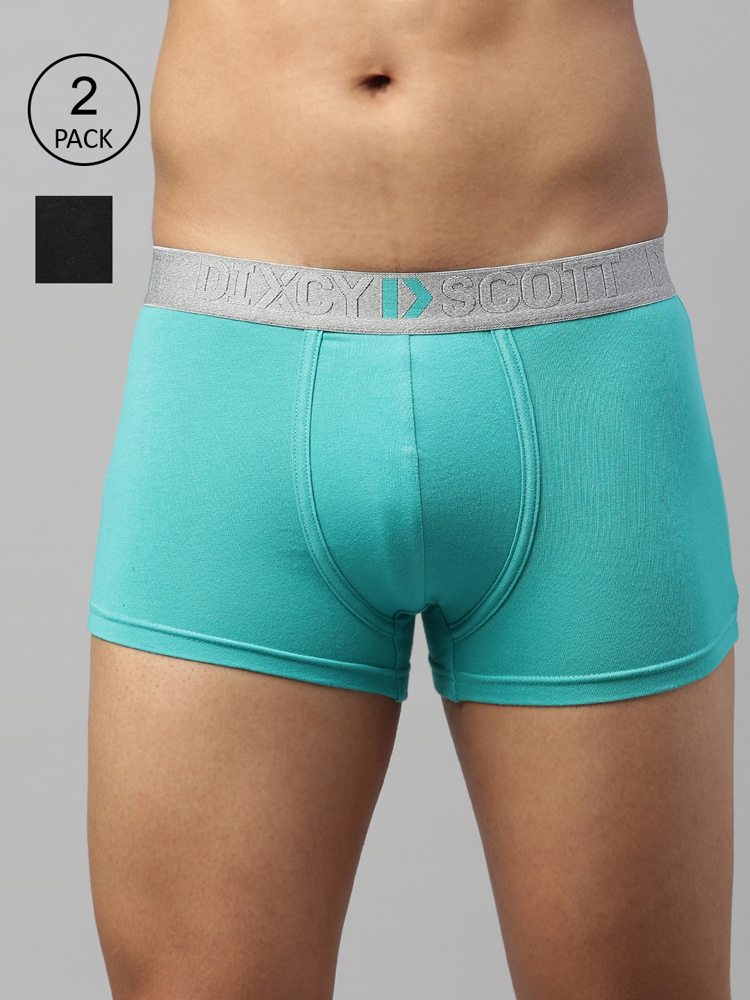 

DIXCY SCOTT MAXIMUS Men Pack of 2 Anti Microbial Trunks MAXT-001-ELATE TRUNK-P2, Blue