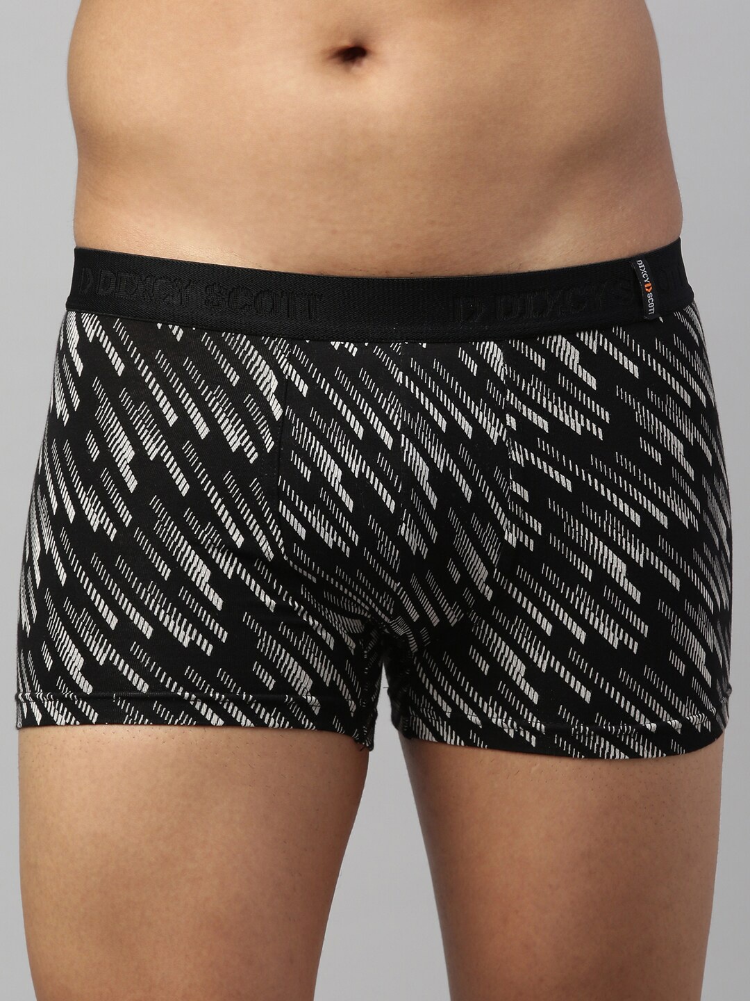 

DIXCY SCOTT MAXIMUS Men Black & White Anti Microbial Printed Trunks MAXT-004-ZEST TRUNK-P1