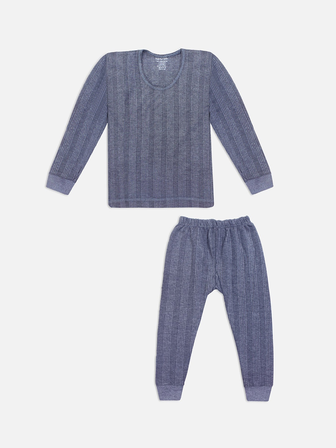 

Miss & Chief Kids Blue Striped Thermal Sets