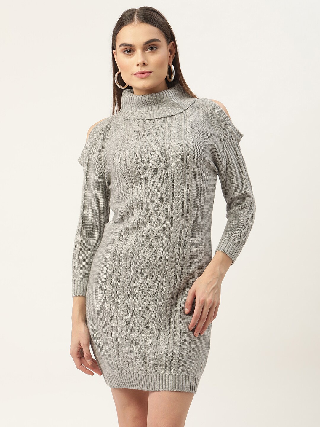 

ELLE Grey Sweater Dress