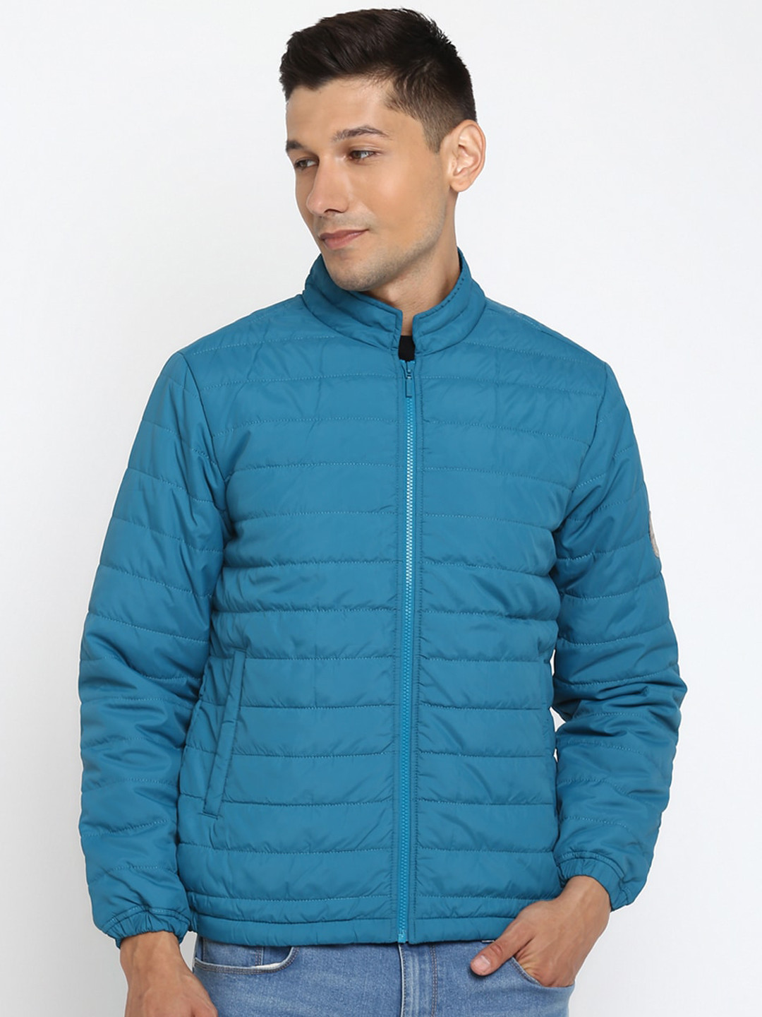

Red Chief Men Blue Water Resistant Padded Jacket