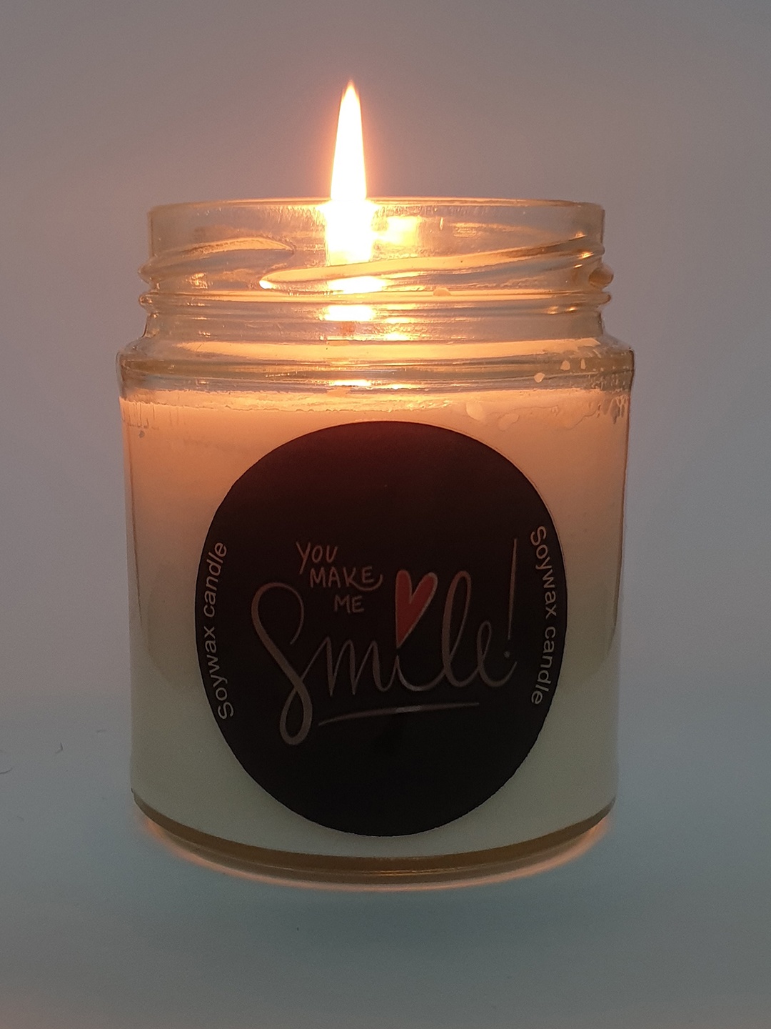 

Pratha White Solid Pure Soy Wax Candle