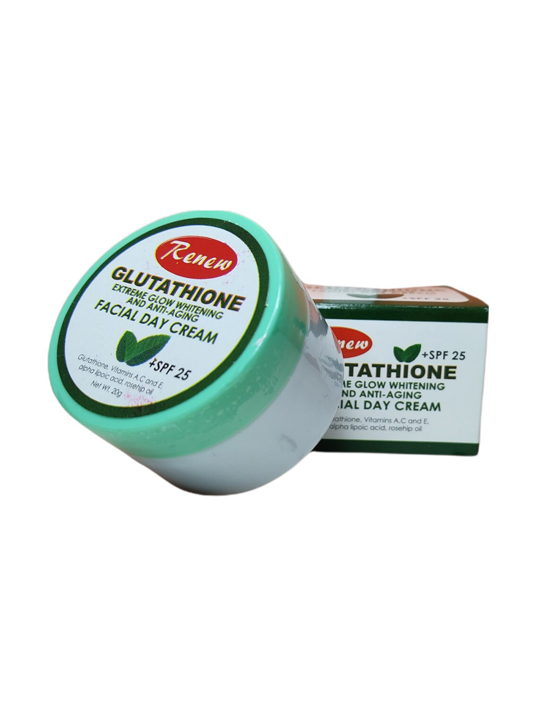

Renew Glutathione Extreme Glow Whitening & Anti-Aging Facial Day Cream, White