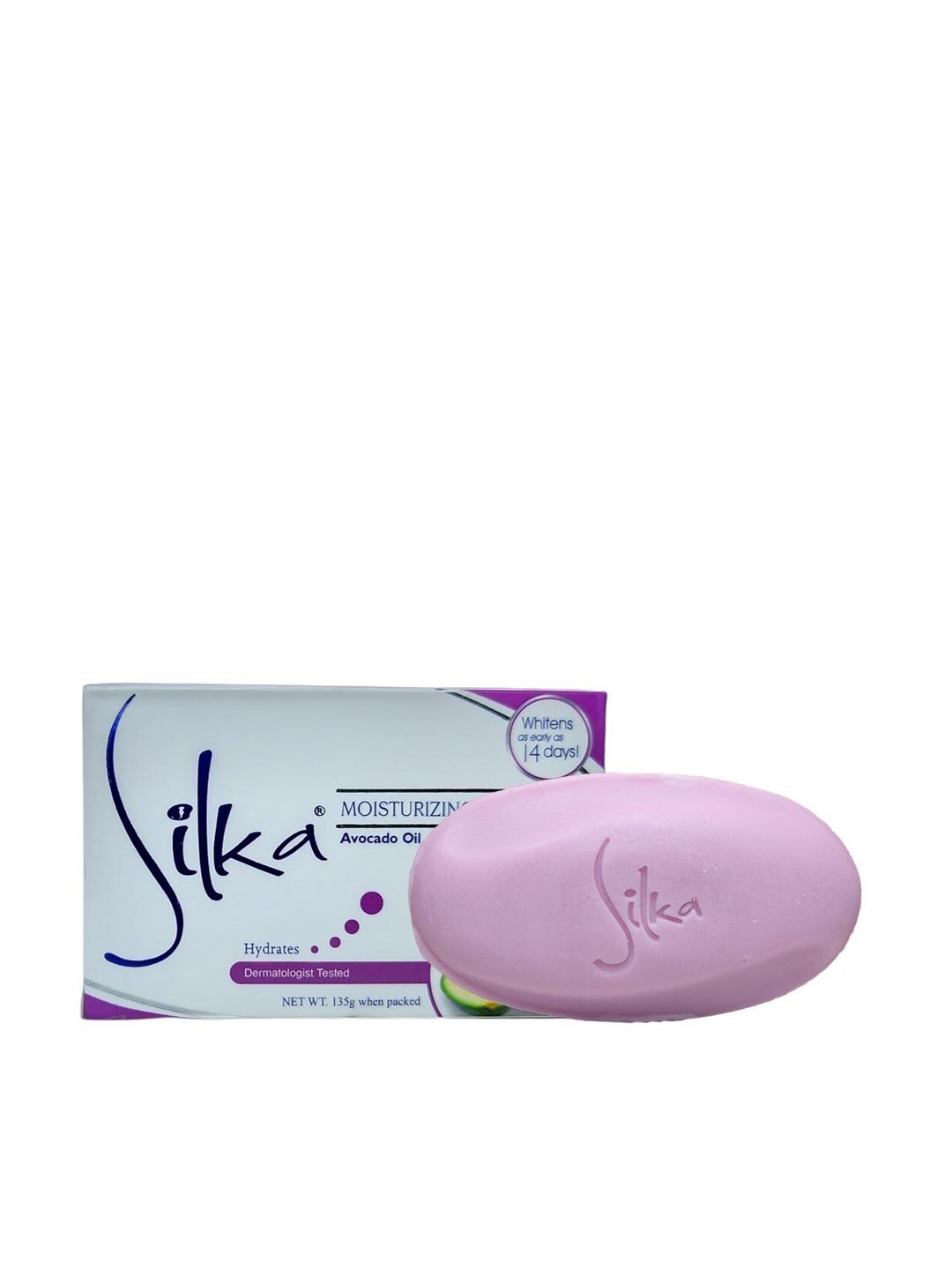 

Silka Avocado Oil Moisturizing Milk Soap, Purple