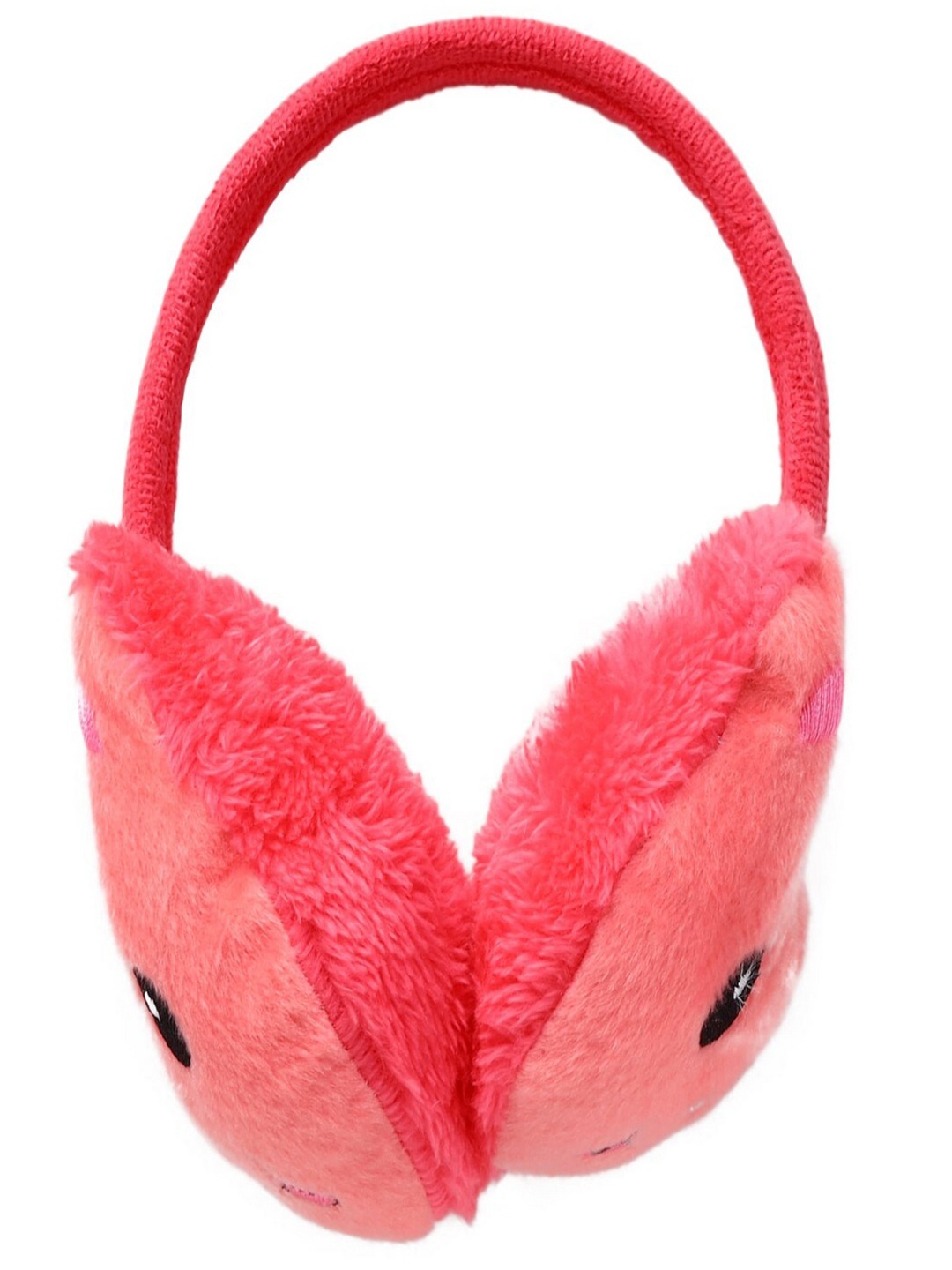 

Toonyport Kids Peach-Coloured & Black Fur Earmuff