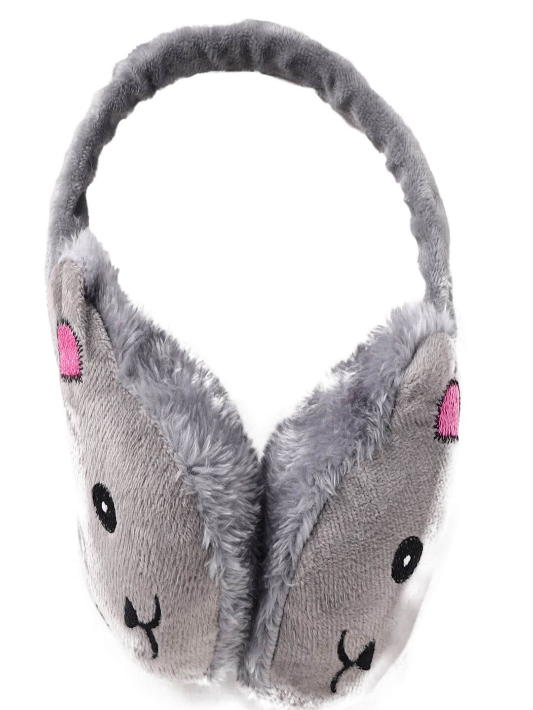 

Toonyport Kids Grey & Pink Fur Earmuff