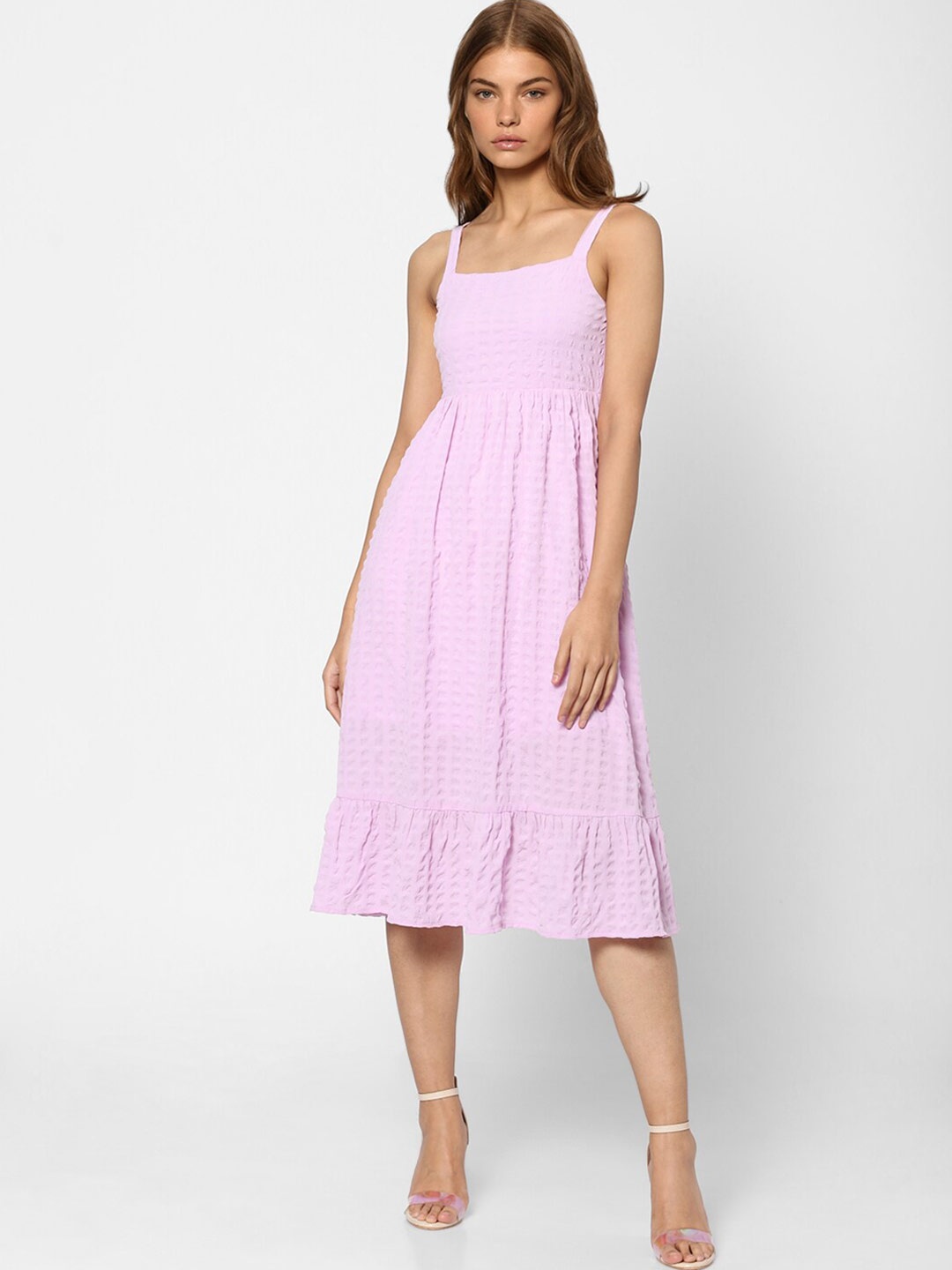 

ONLY Women Purple Midi Dress
