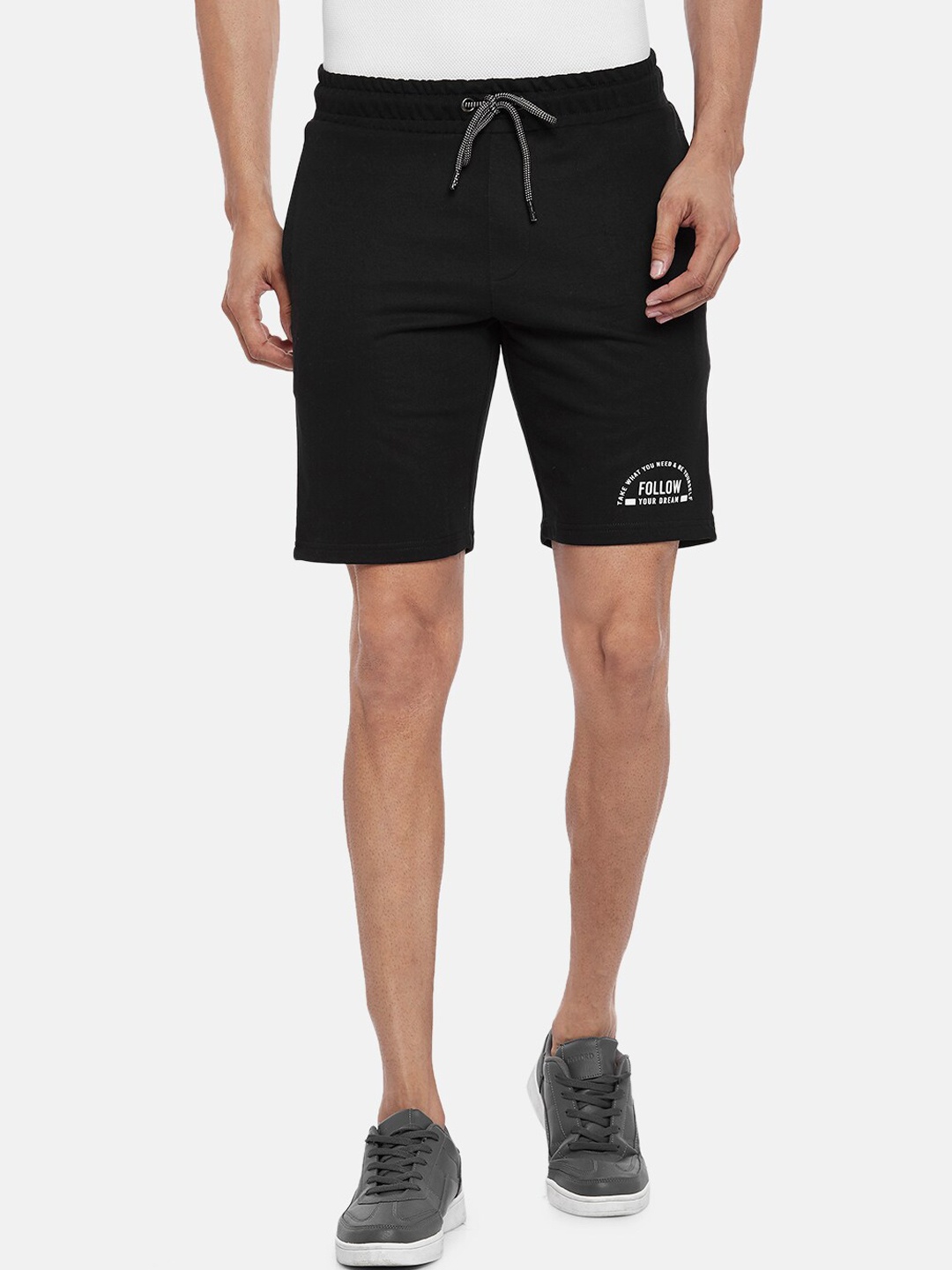 

People Men Black Sports Shorts
