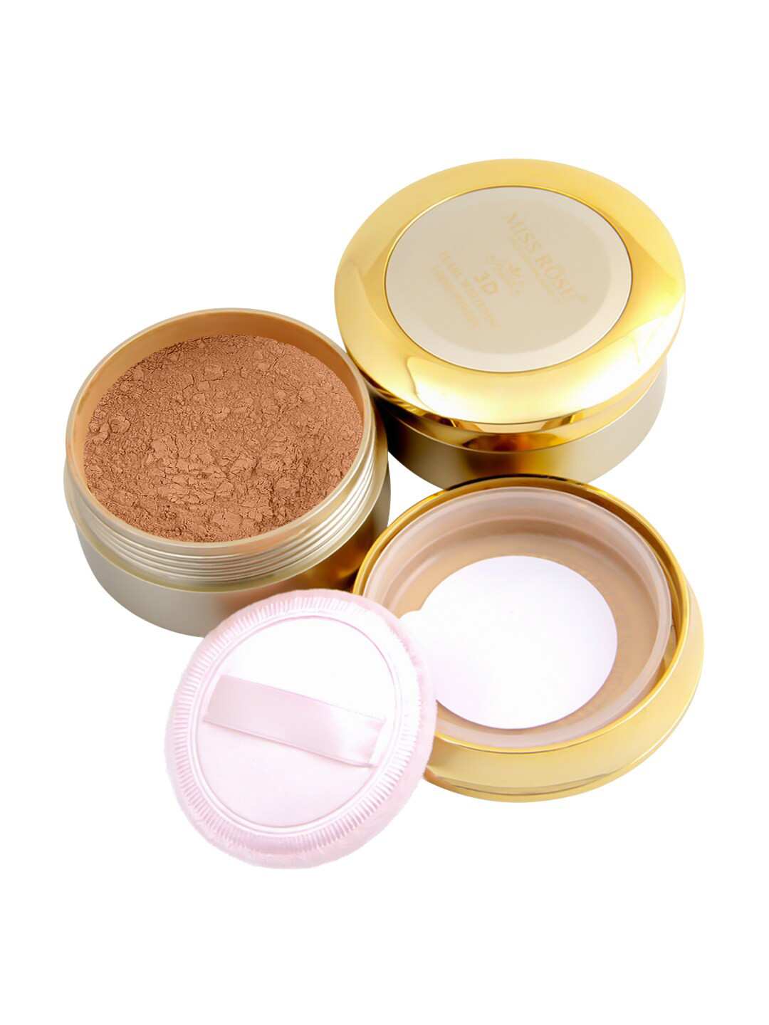 

MISS ROSE Women Matte Finish Loose Powder 7003-109Y 02, Metallic