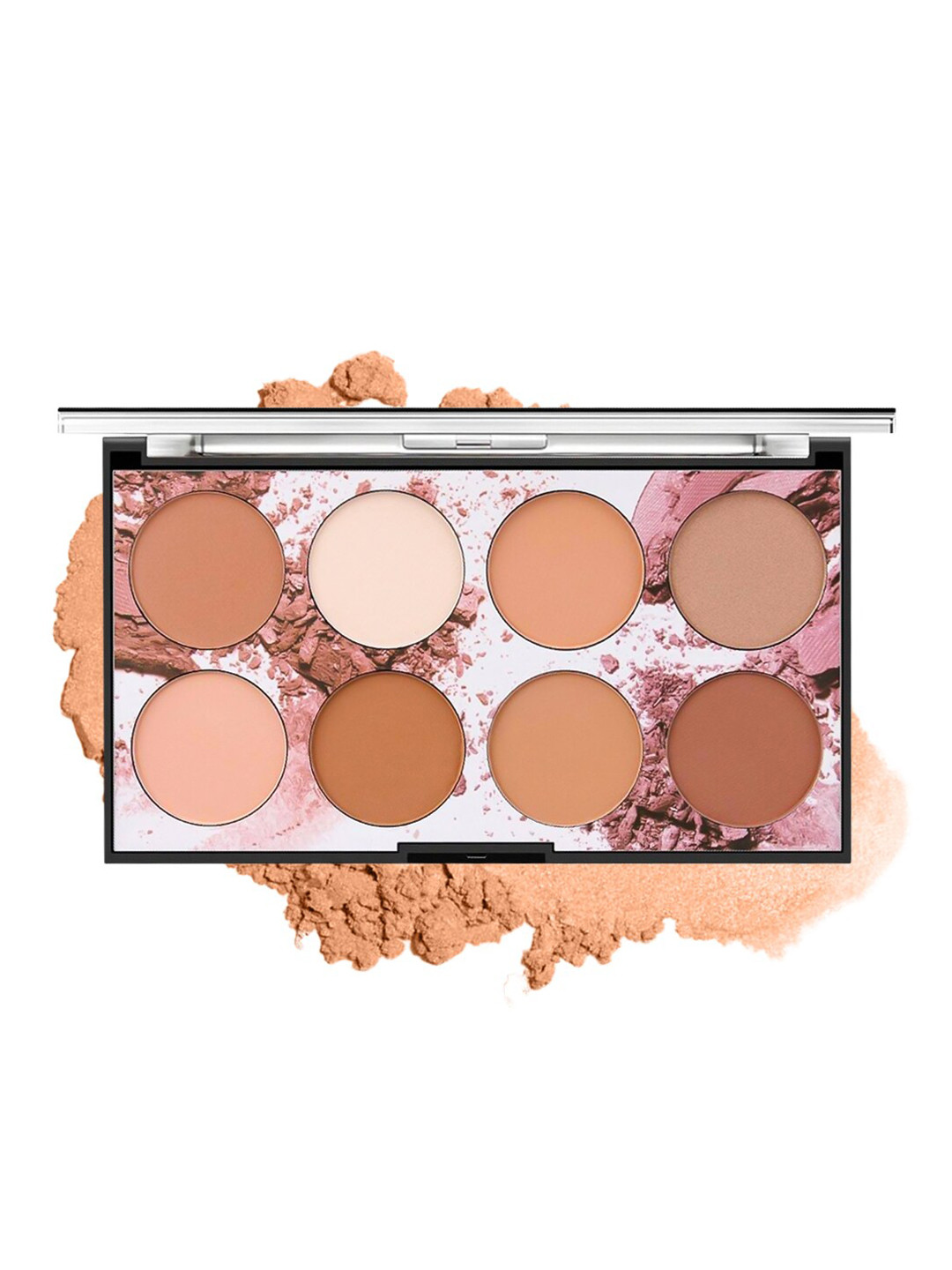 

MISS ROSE Woman Professional 8 Color Face Highlighting & Contour Palette, Metallic