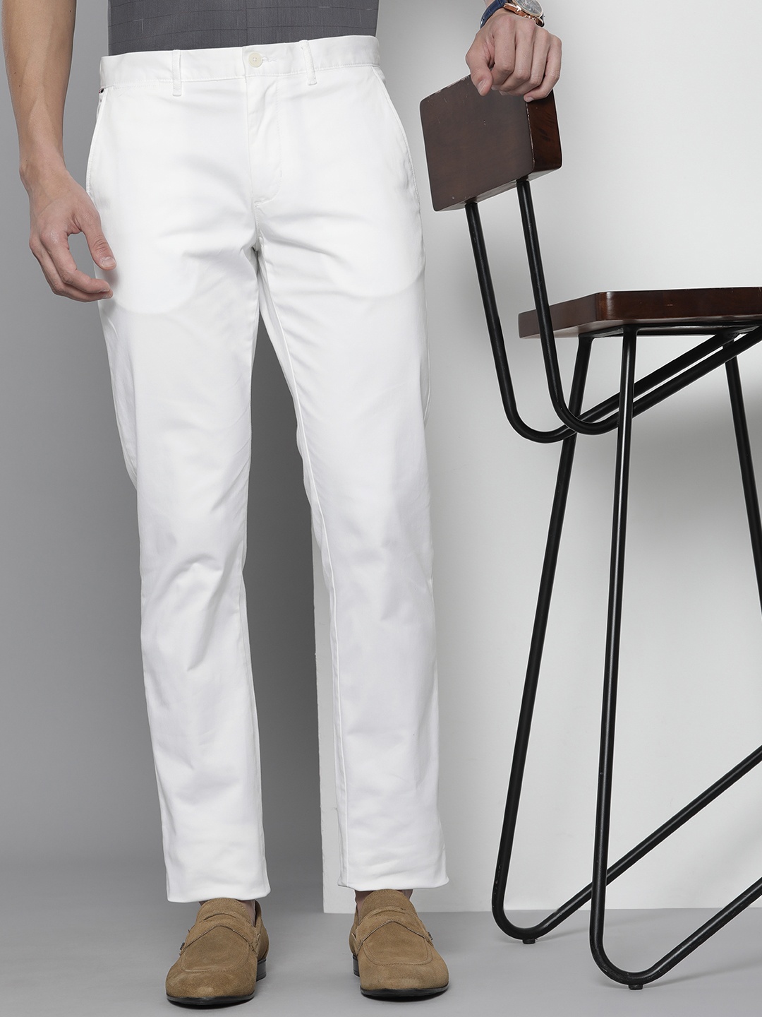 

Tommy Hilfiger Men Solid Chinos, White
